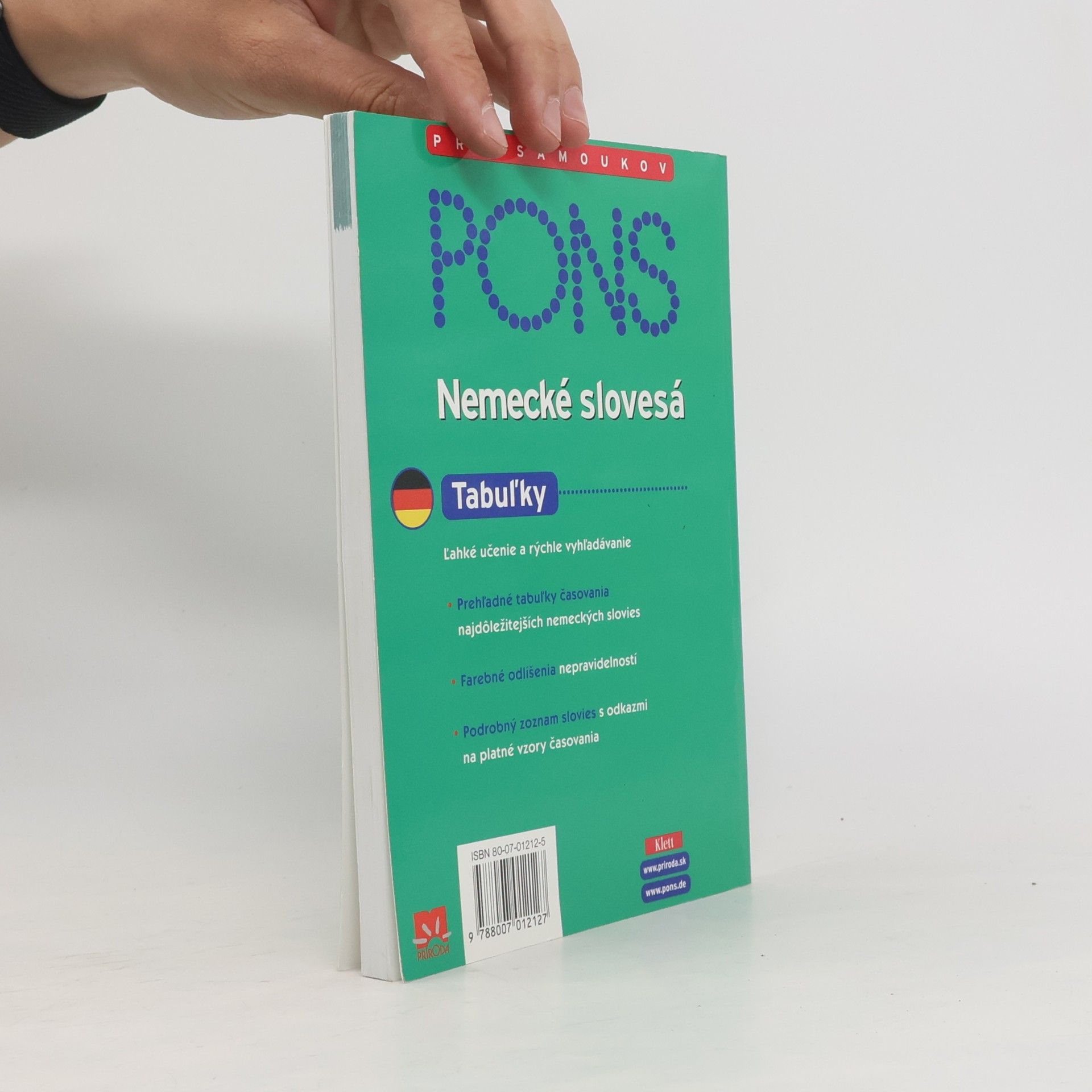 Eva Maria Weermann Pons Nemecké slovesá Tabuľky