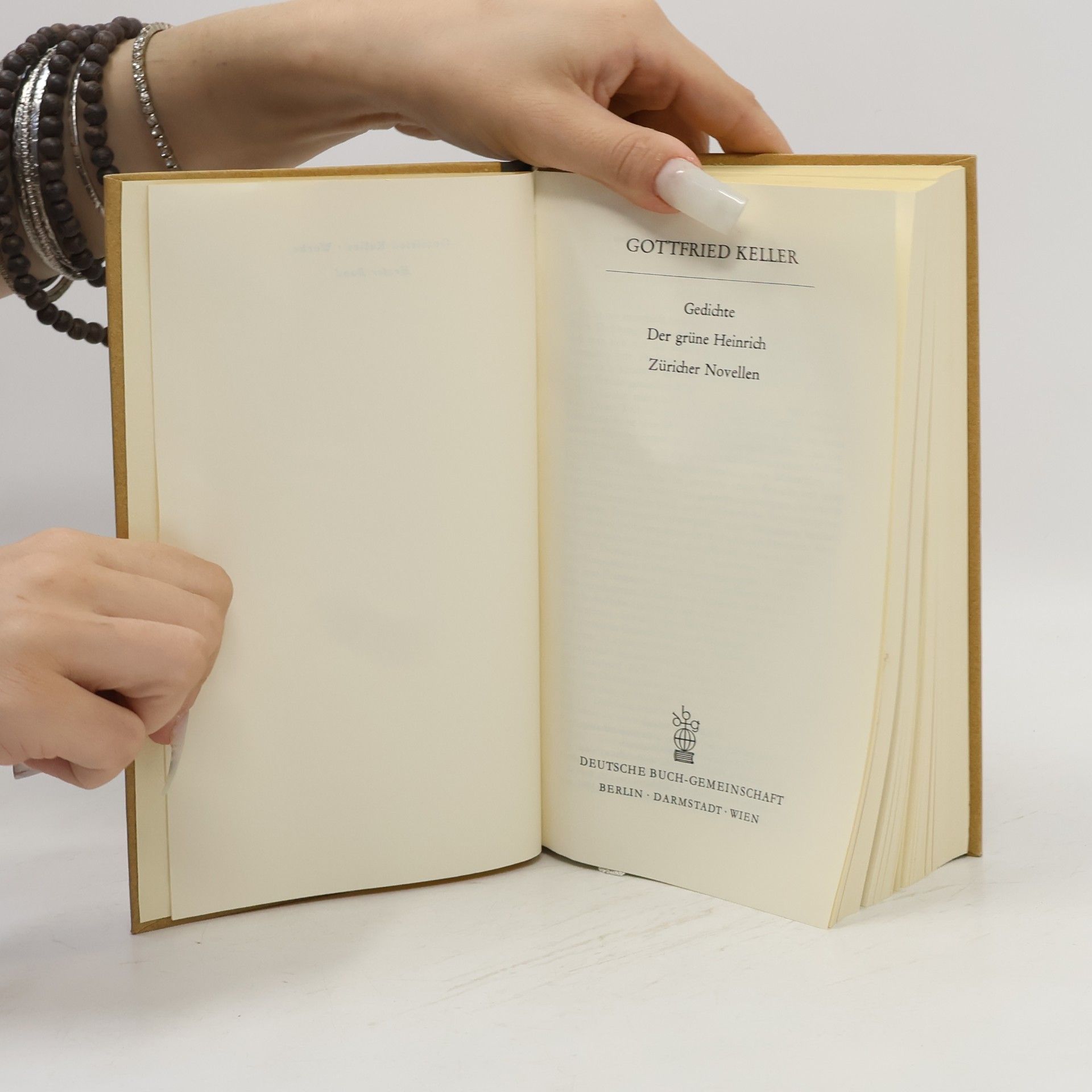 Gottfried Keller Werke I