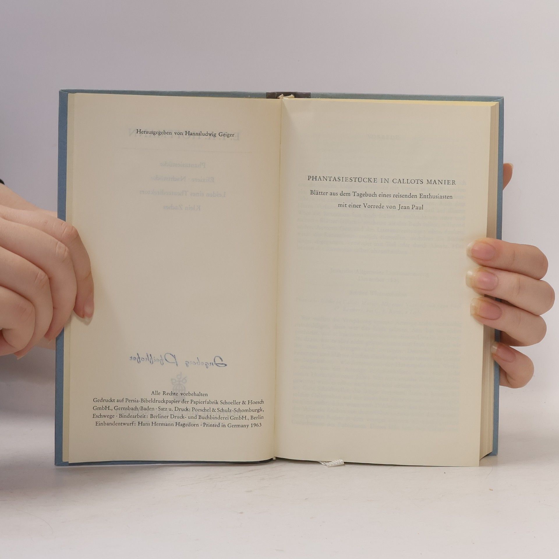 Ernst T. A. Hoffmann E.T.A. Hoffmanns sämtliche Werke