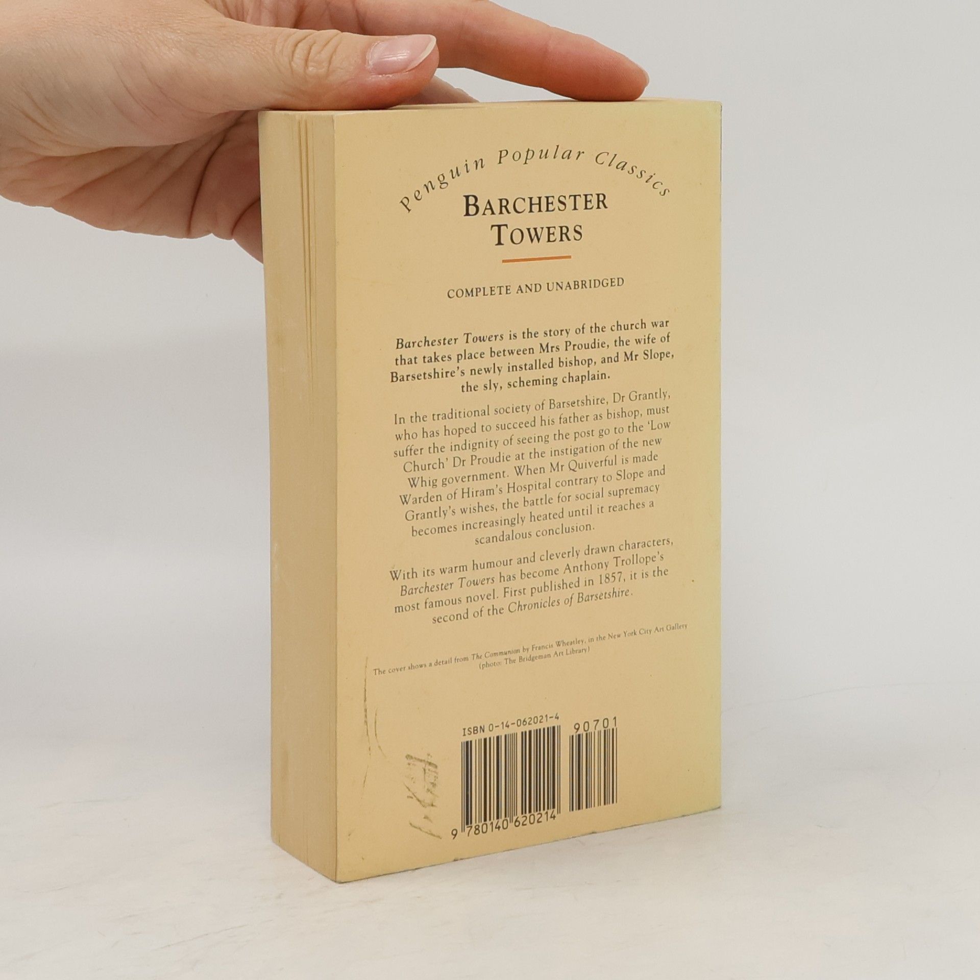 Anthony Trollope Barchester towers