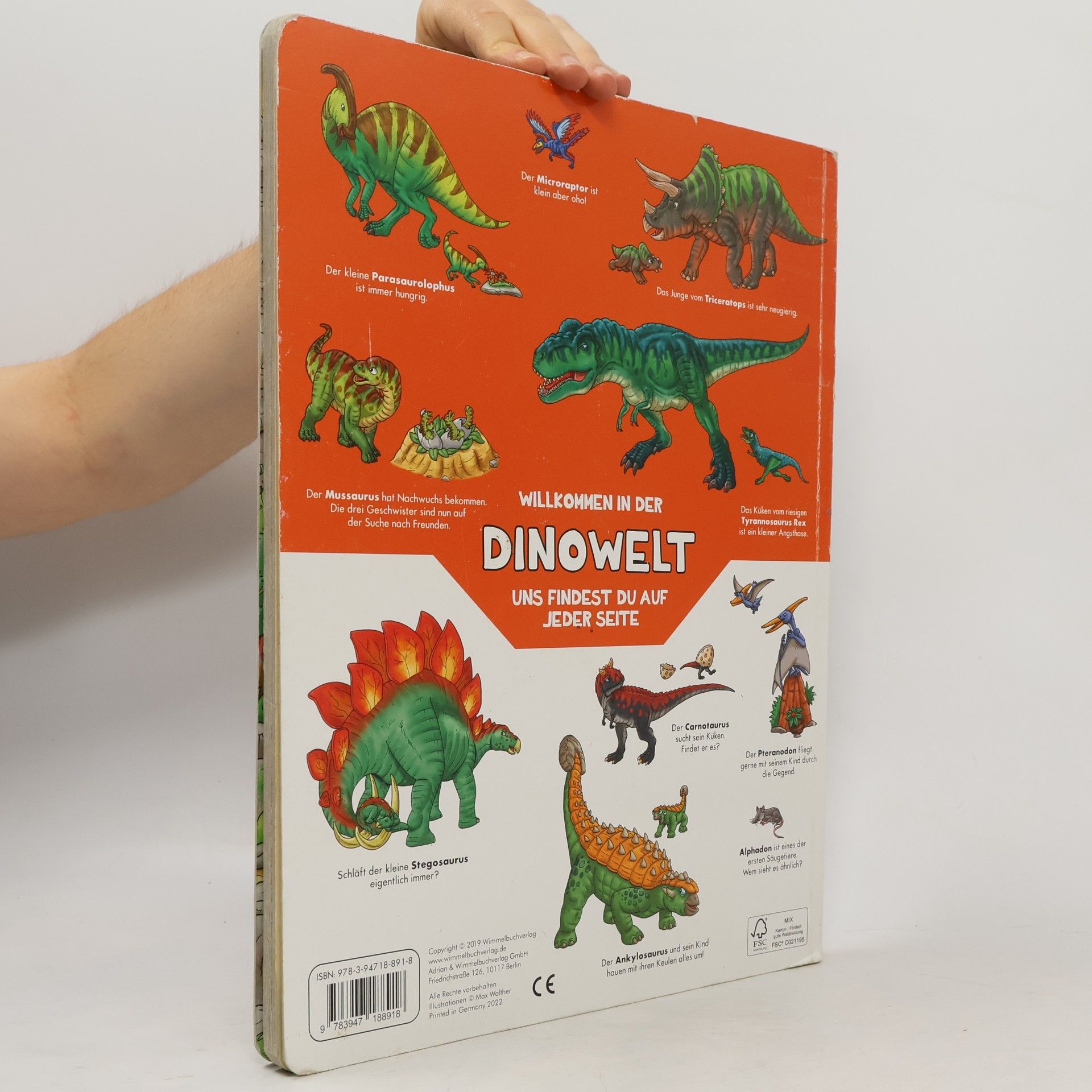 Max Walther Dinosaurier Wimmelbuch
