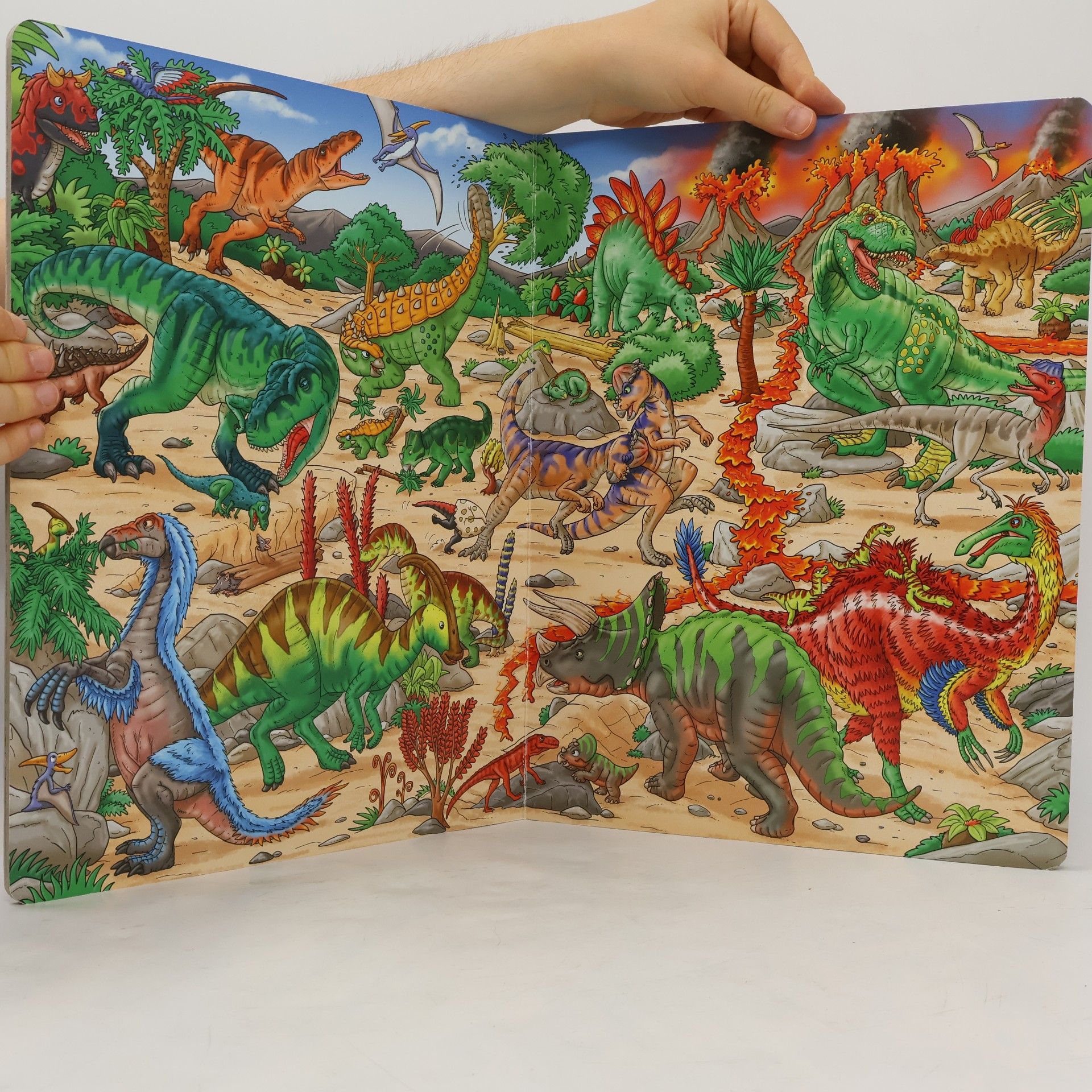 Max Walther Dinosaurier Wimmelbuch