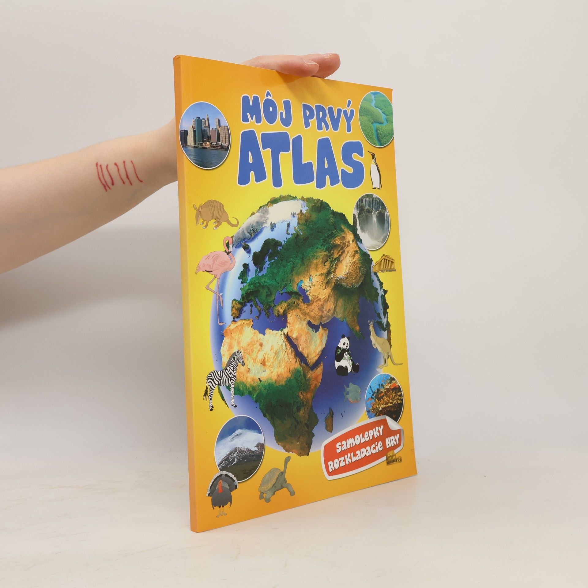 Andrea Šerclová Môj prvý atlas : samolepky, rozkladacie hry