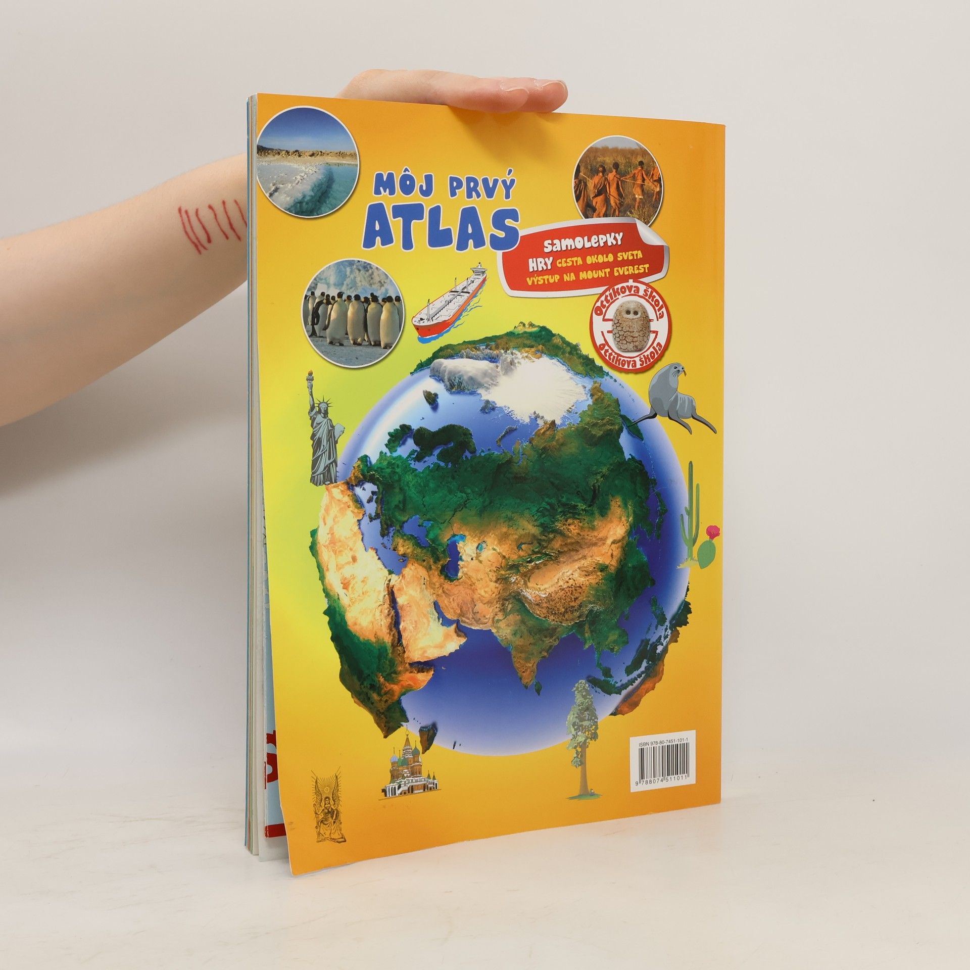 Jaroslav Synek Môj prvý atlas : samolepky, rozkladacie hry
