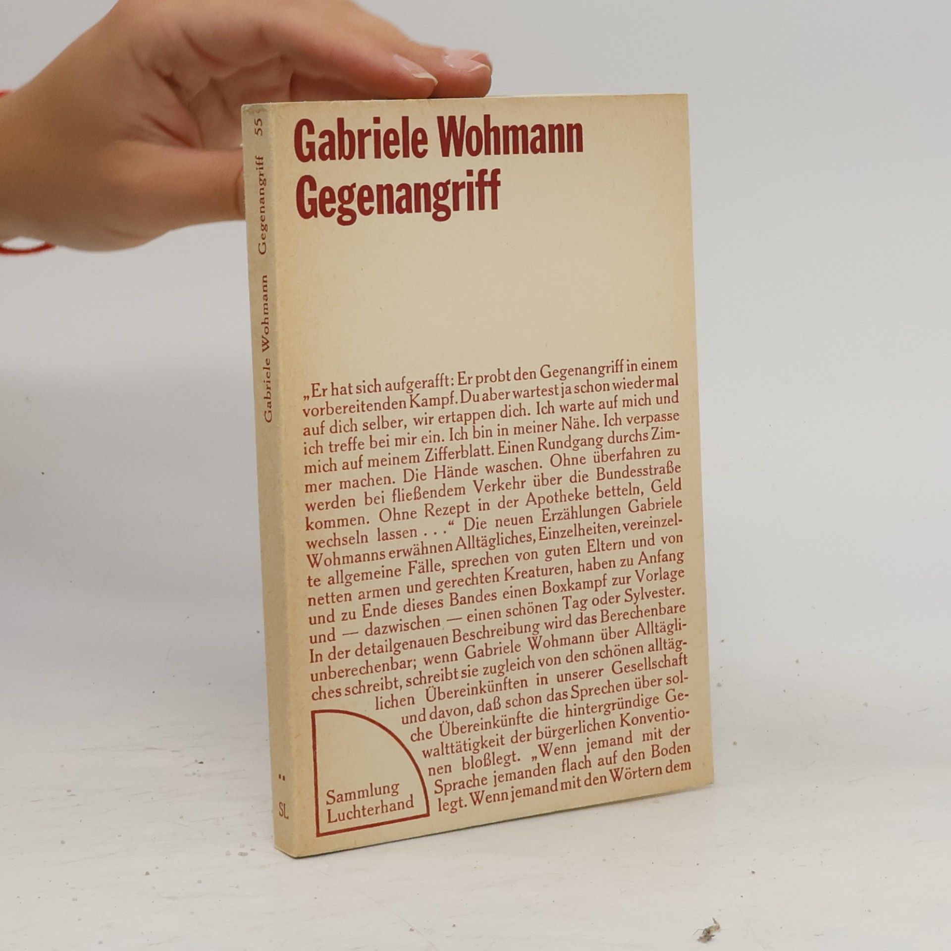 Gabriele Wohmann Gegenagriff