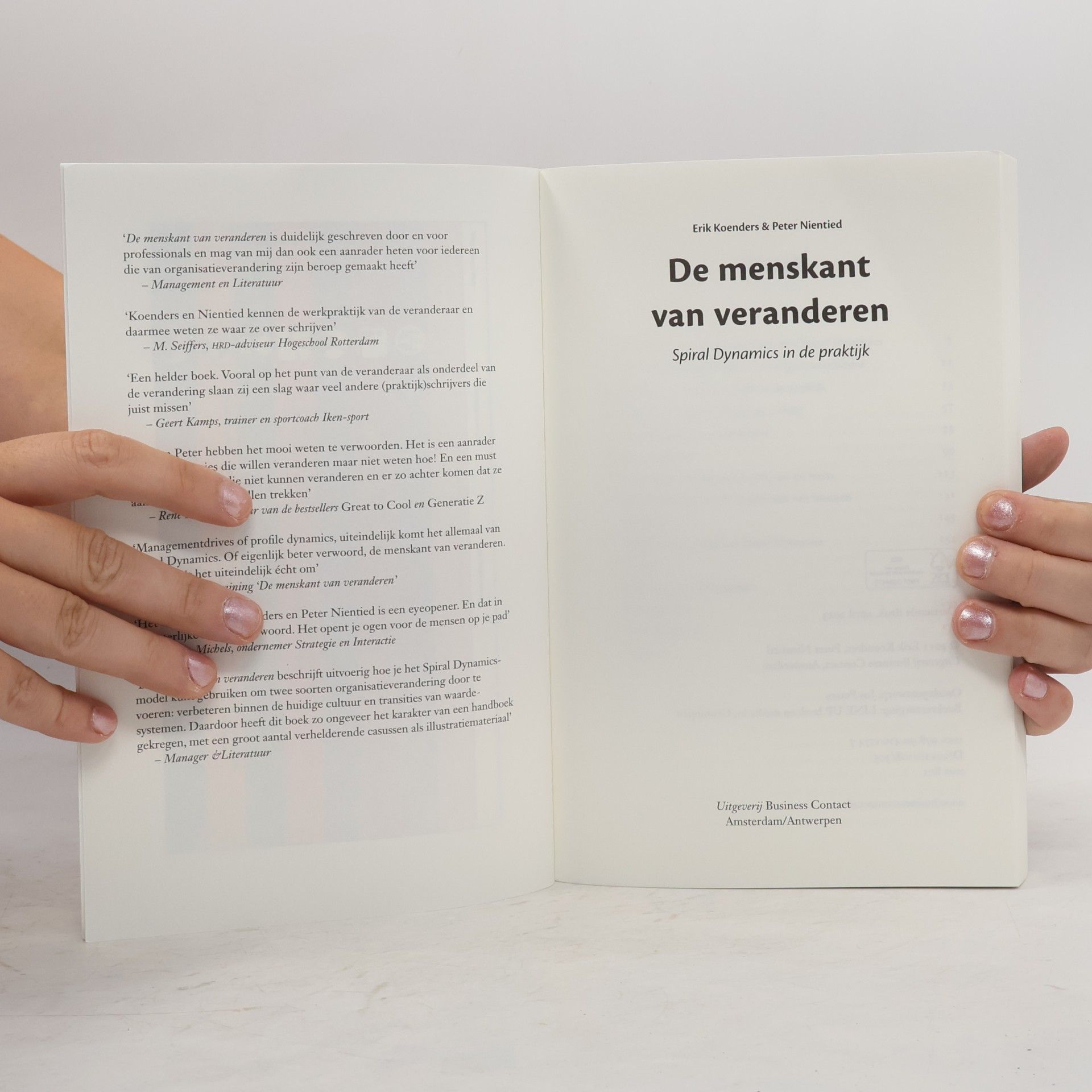 Erik Koenders Business bibliotheek: De menskant van veranderen