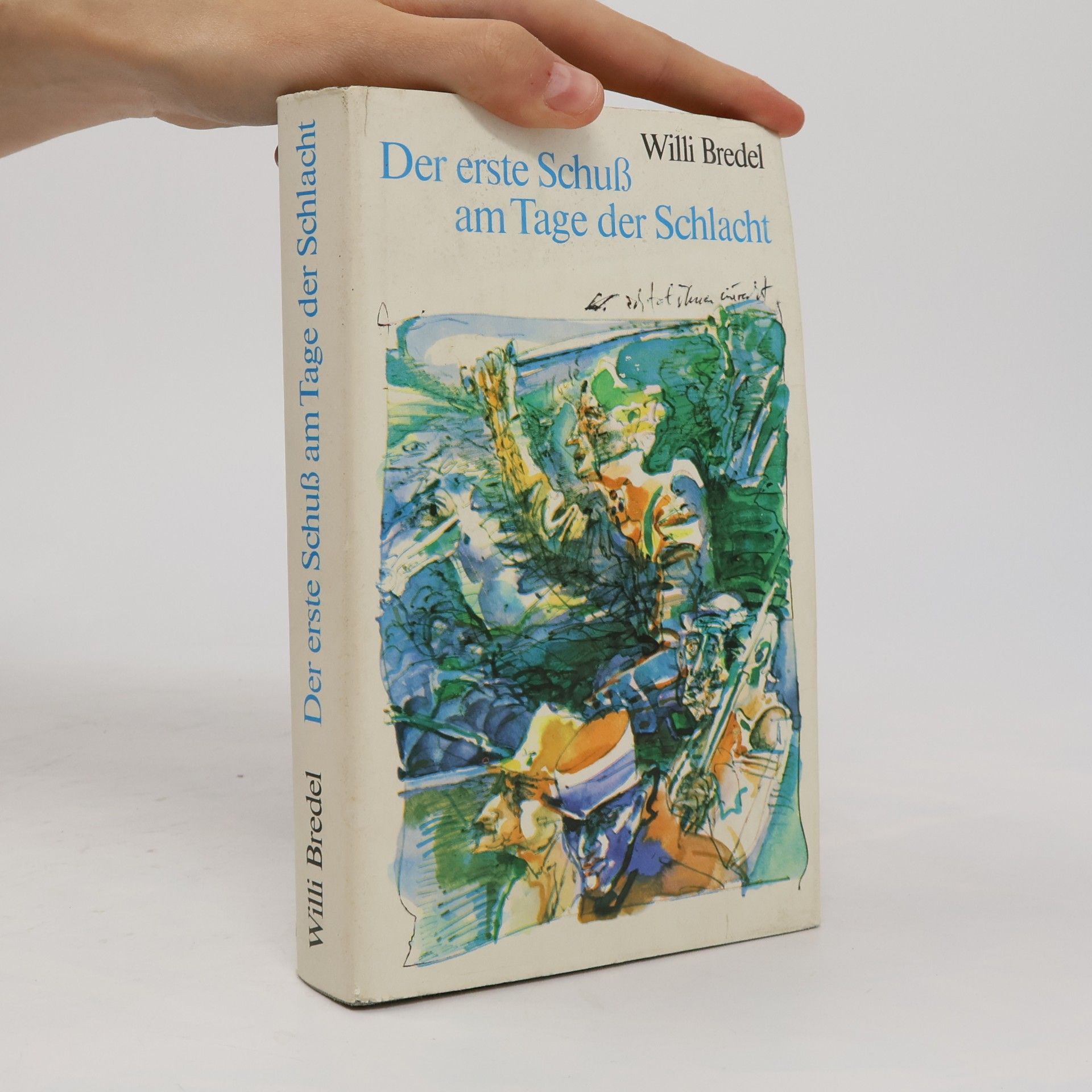 Der erste Schuß am Tage der Schlacht