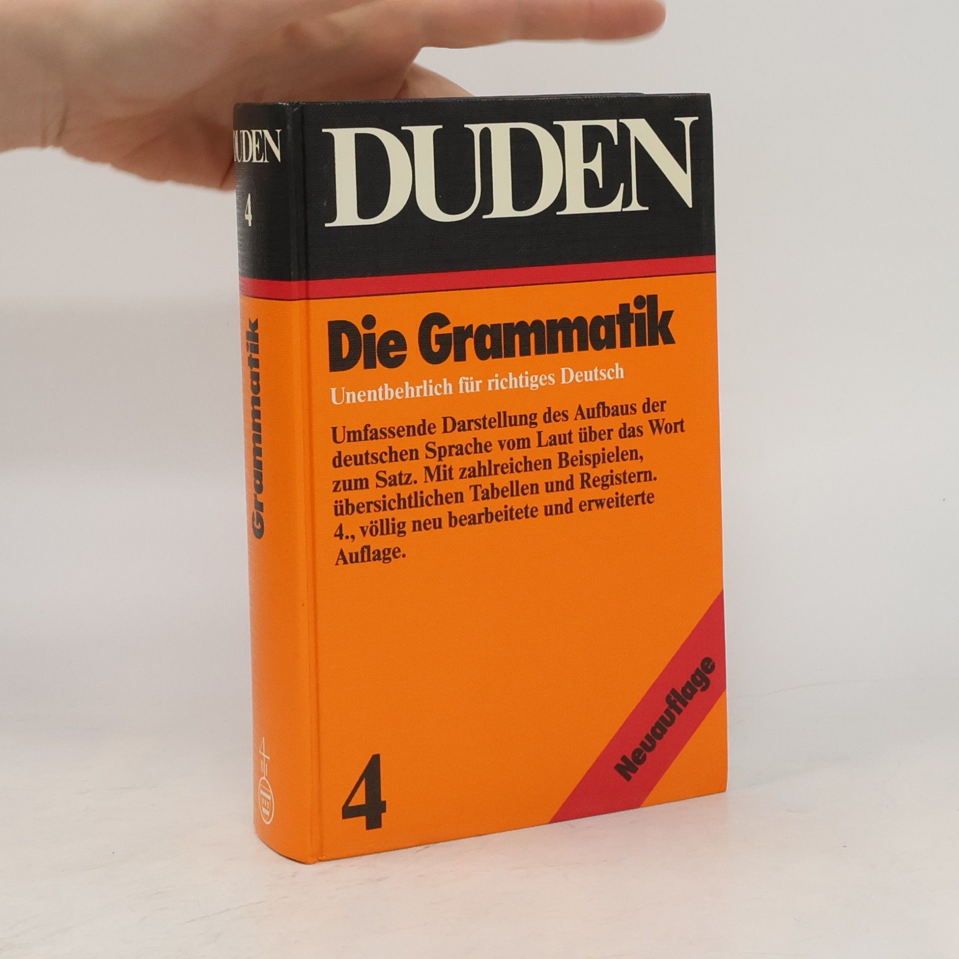 Gerhard Augst Duden. Band 4, Grammatik der deutschen Gegenwartssprache