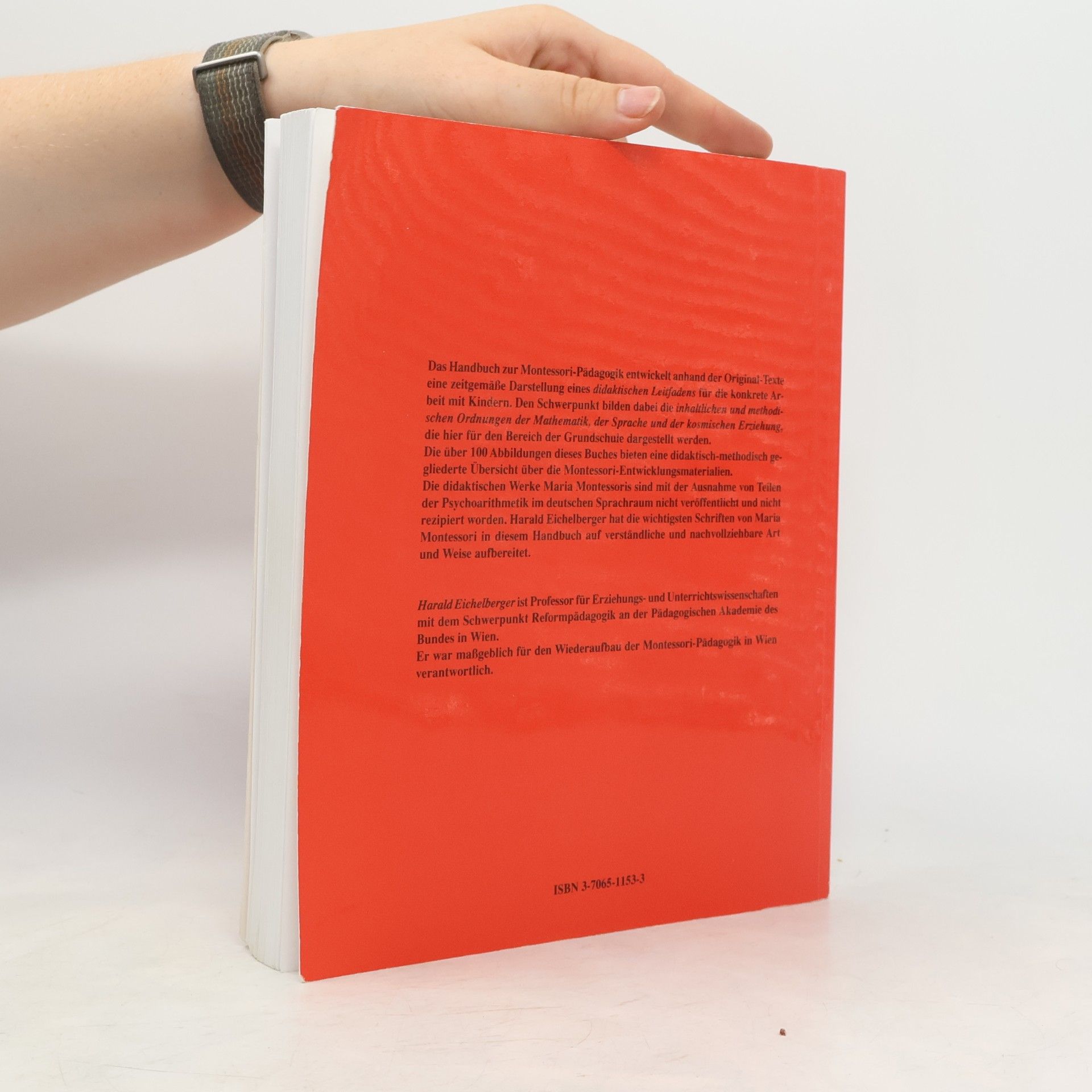 Harald Eichelberger Handbuch zur Montessori-Didaktik