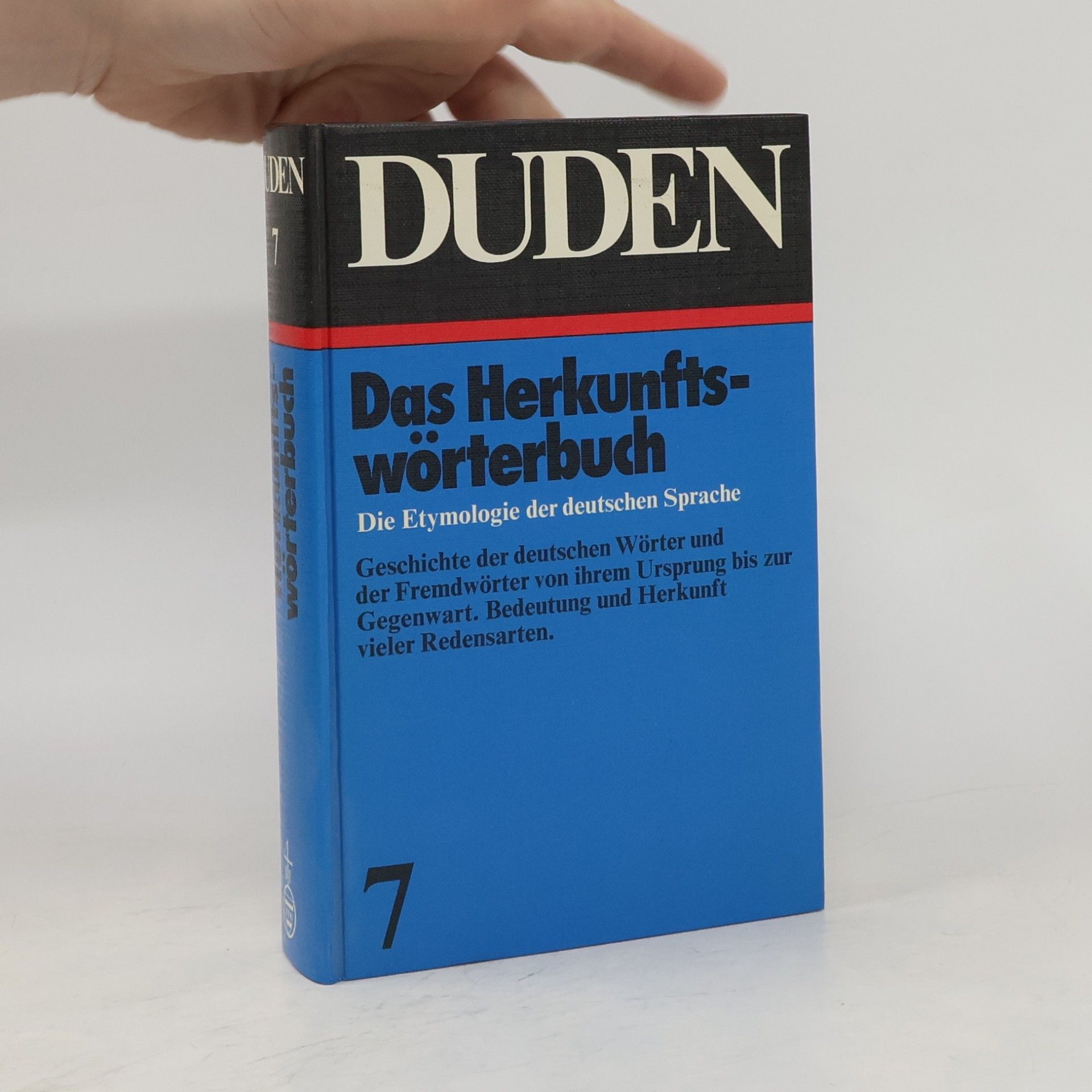 Günther Drosdowski Duden. Band 7, Etymologie : Herkunftswörterbuch der deutschen Sprache