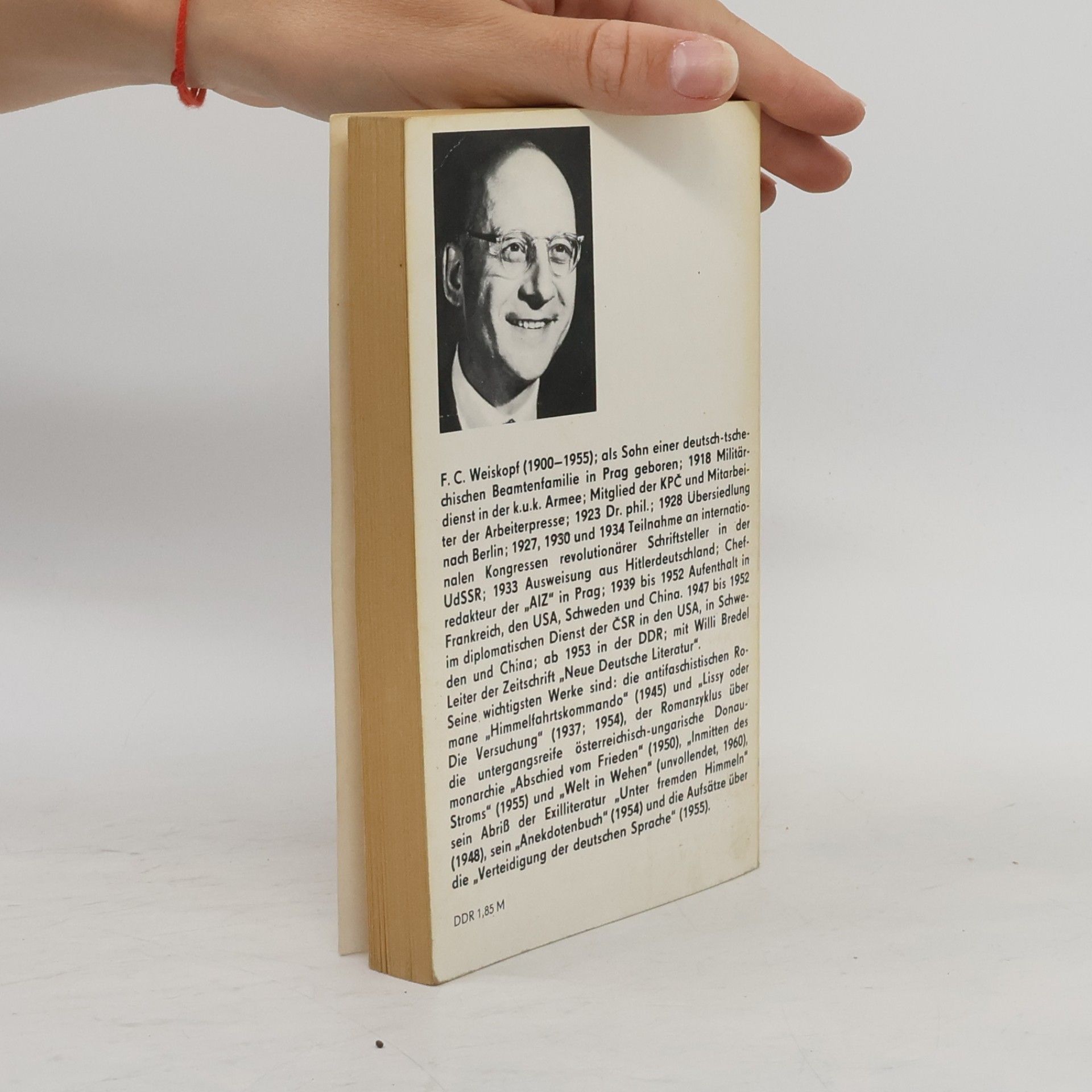 Franz Carl Weiskopf Lissy, oder, Die Versuchung