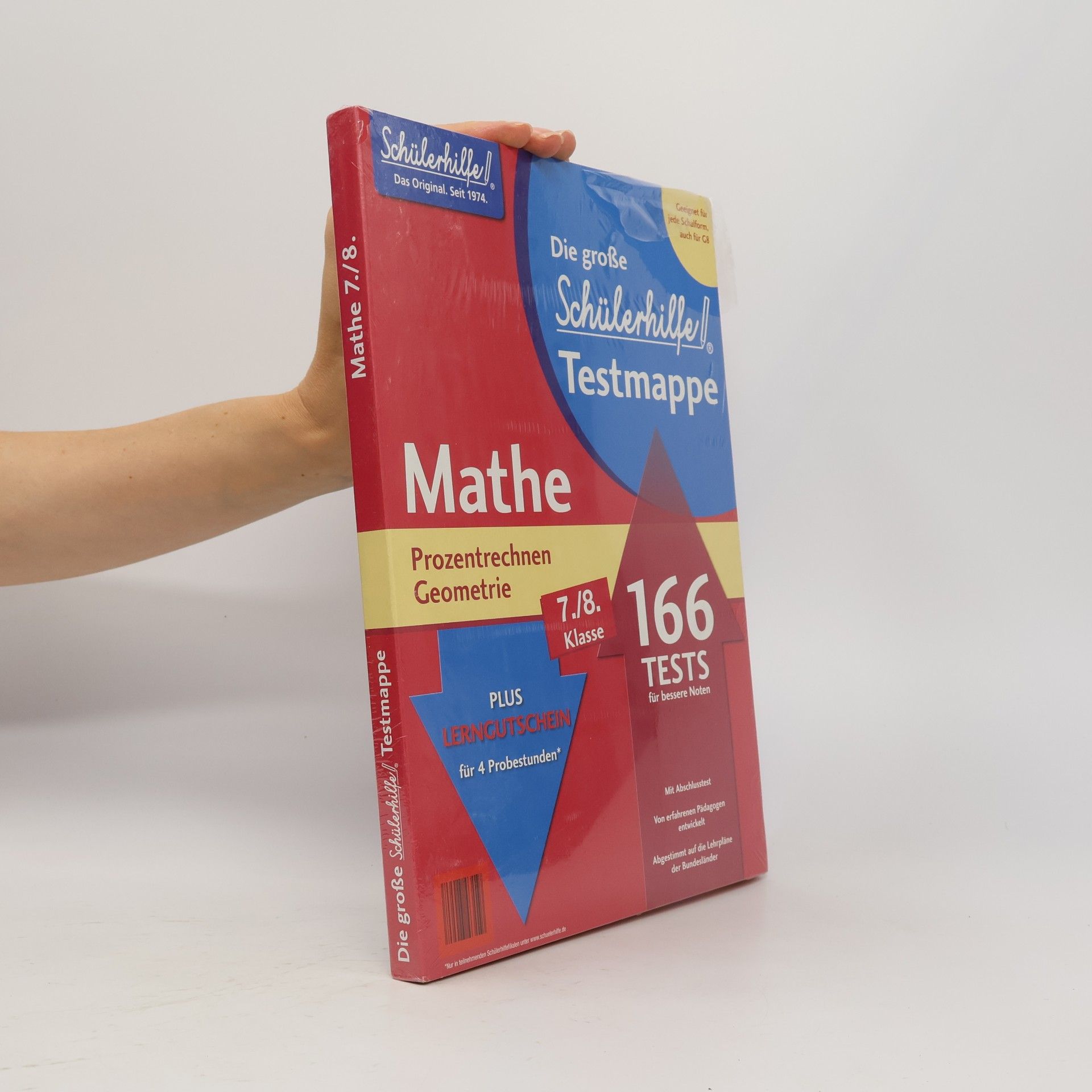 Autorenkollektiv Die große Schülerhilfe Testmappe Mathe 7./8. Klasse
