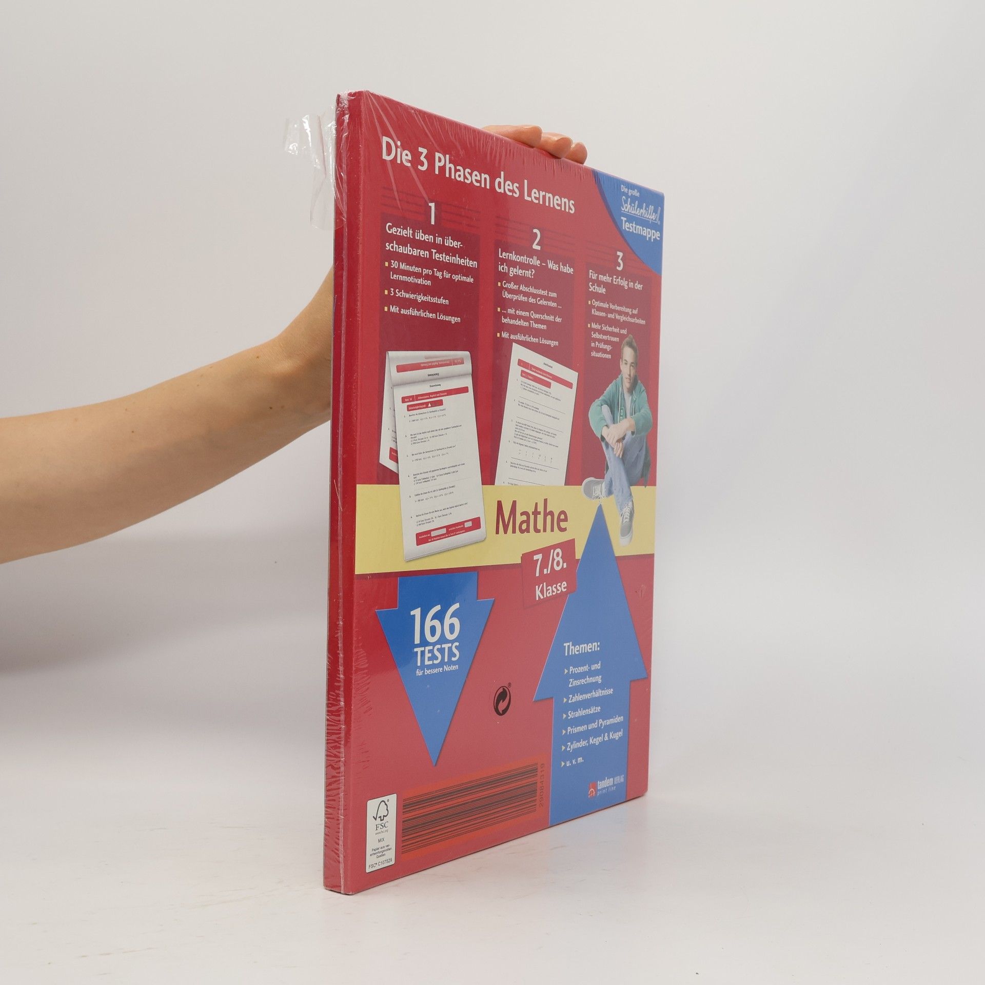 Autorenkollektiv Die große Schülerhilfe Testmappe Mathe 7./8. Klasse