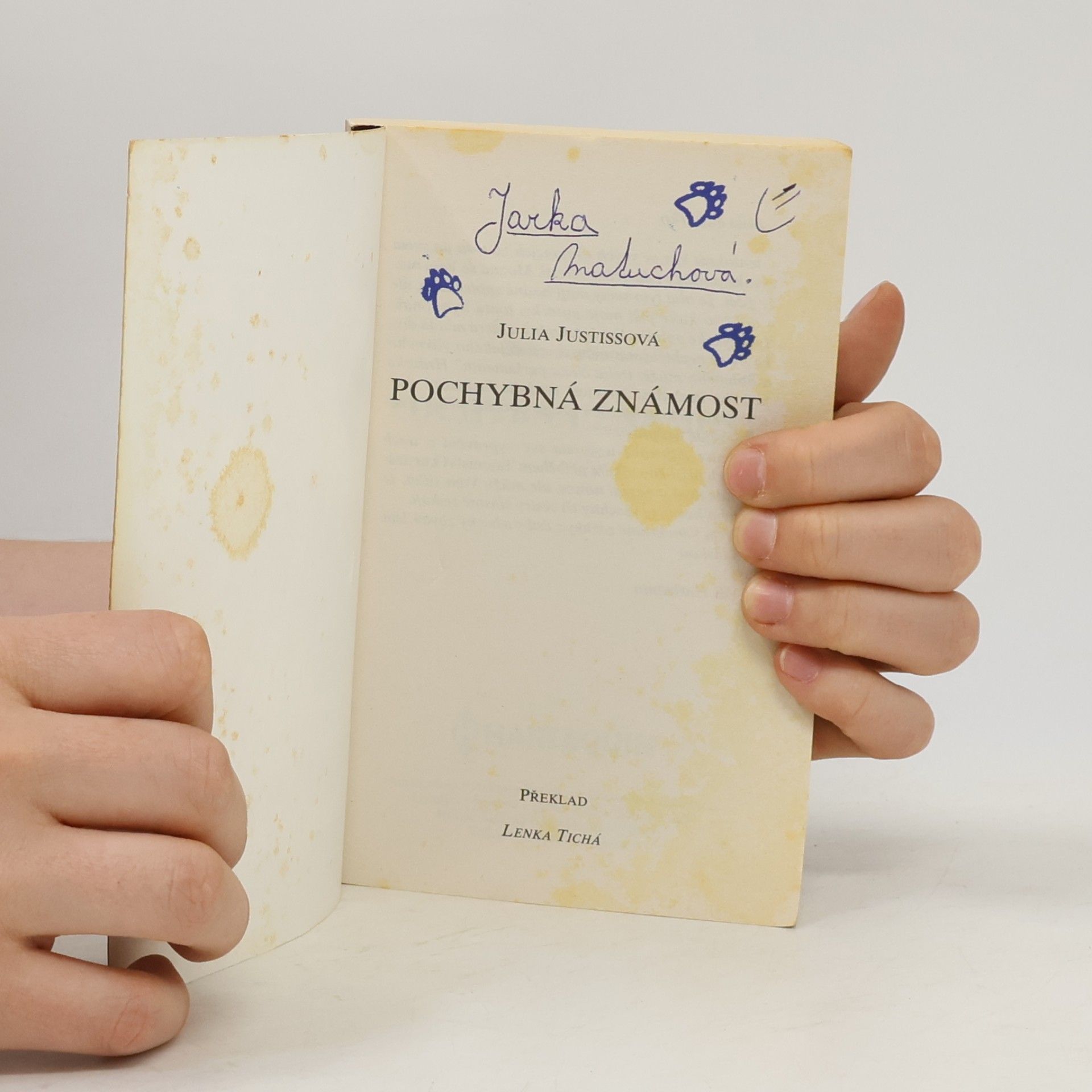 Julia Justiss Pochybná známost