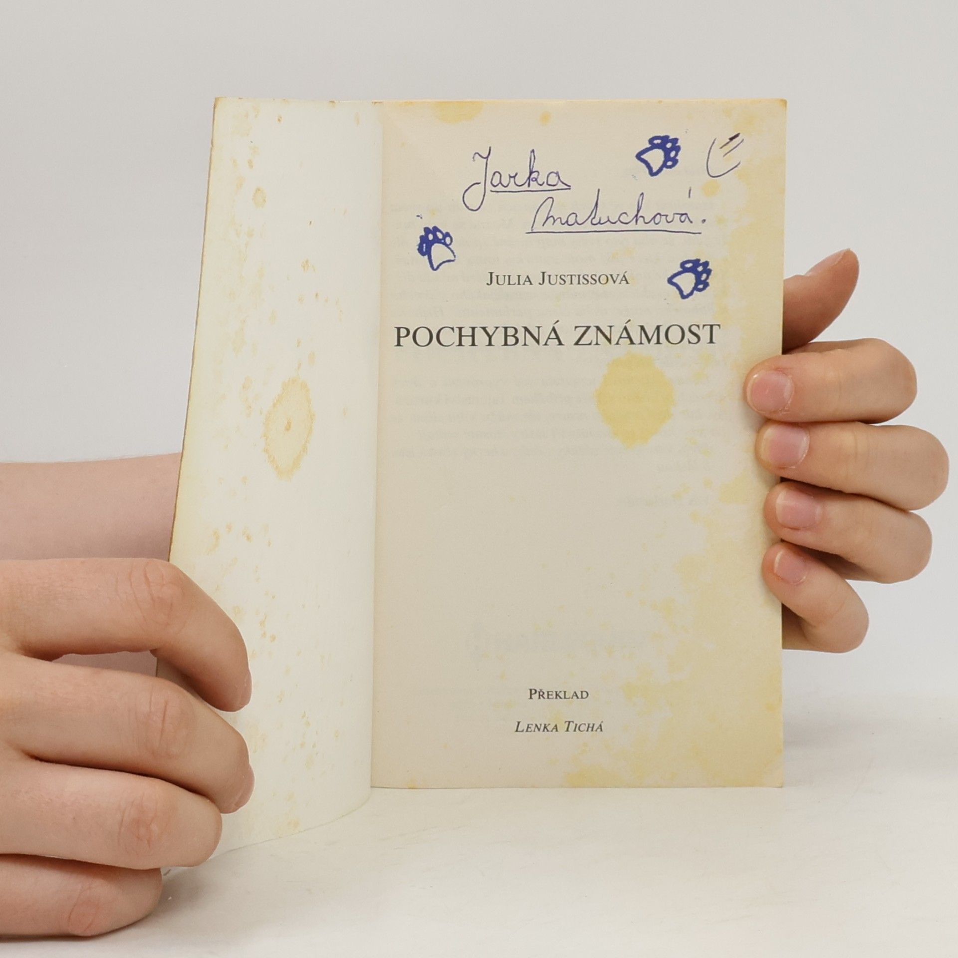 Julia Justiss Pochybná známost