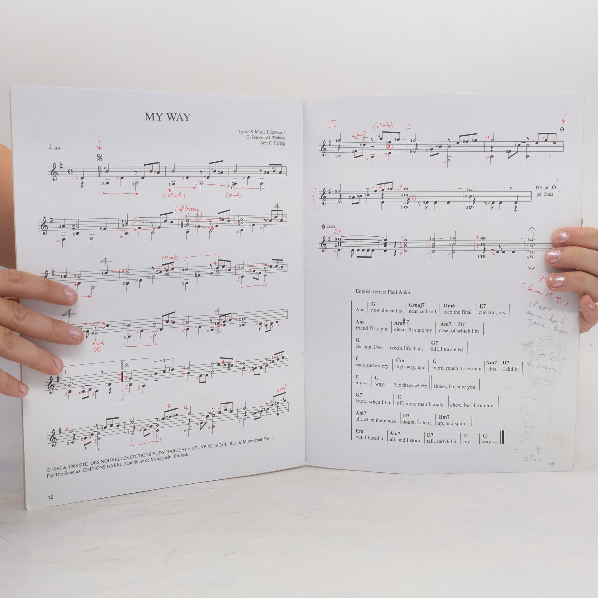 CEES HARTOG Pop Songs for Classical Guitar