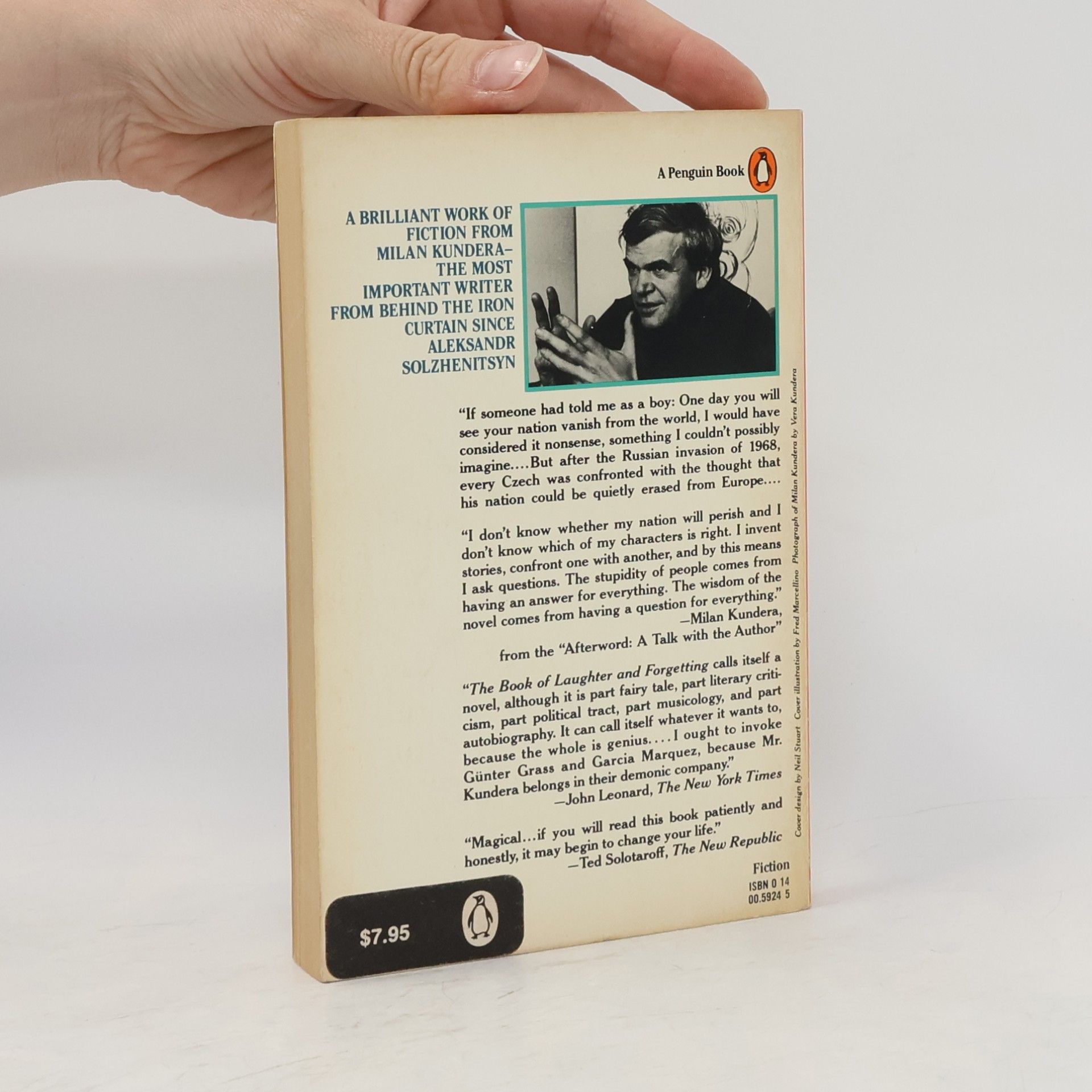 Milan Kundera The Book of Laughter and Forgetting