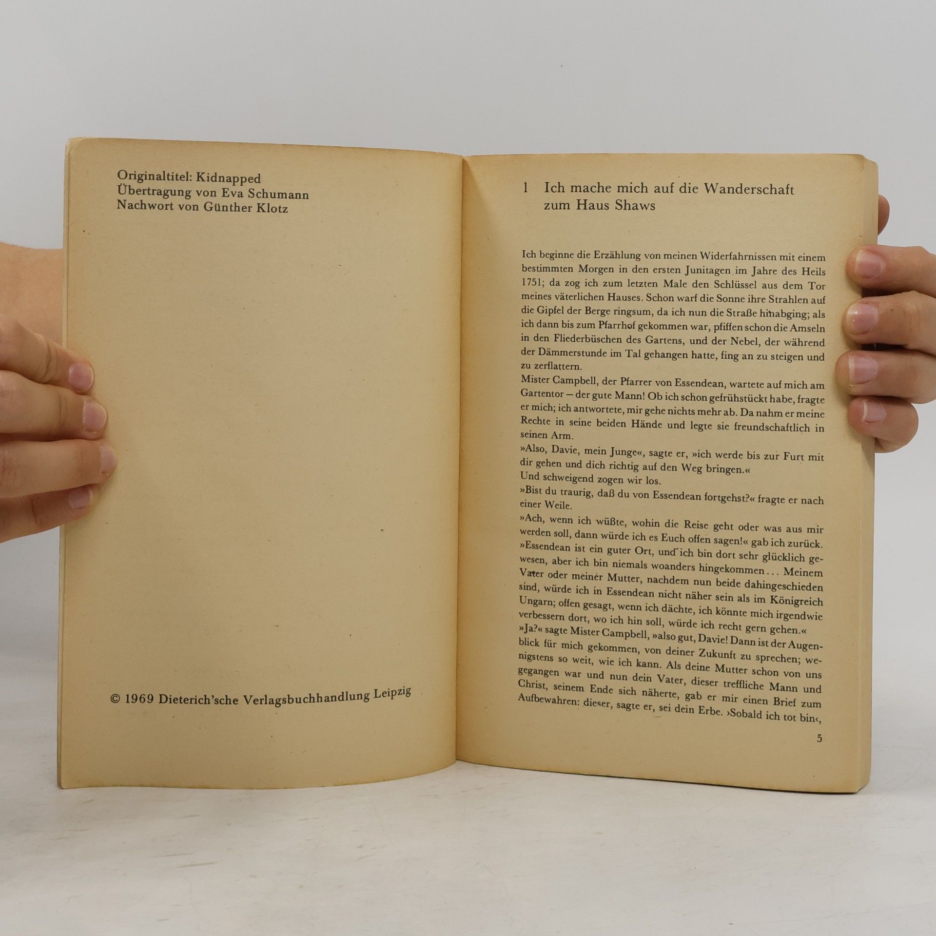 Robert Louis Stevenson Entführt