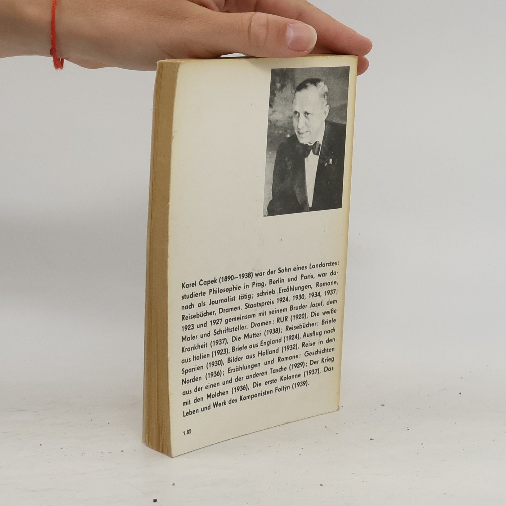 Karel Čapek Die erste Kolonne