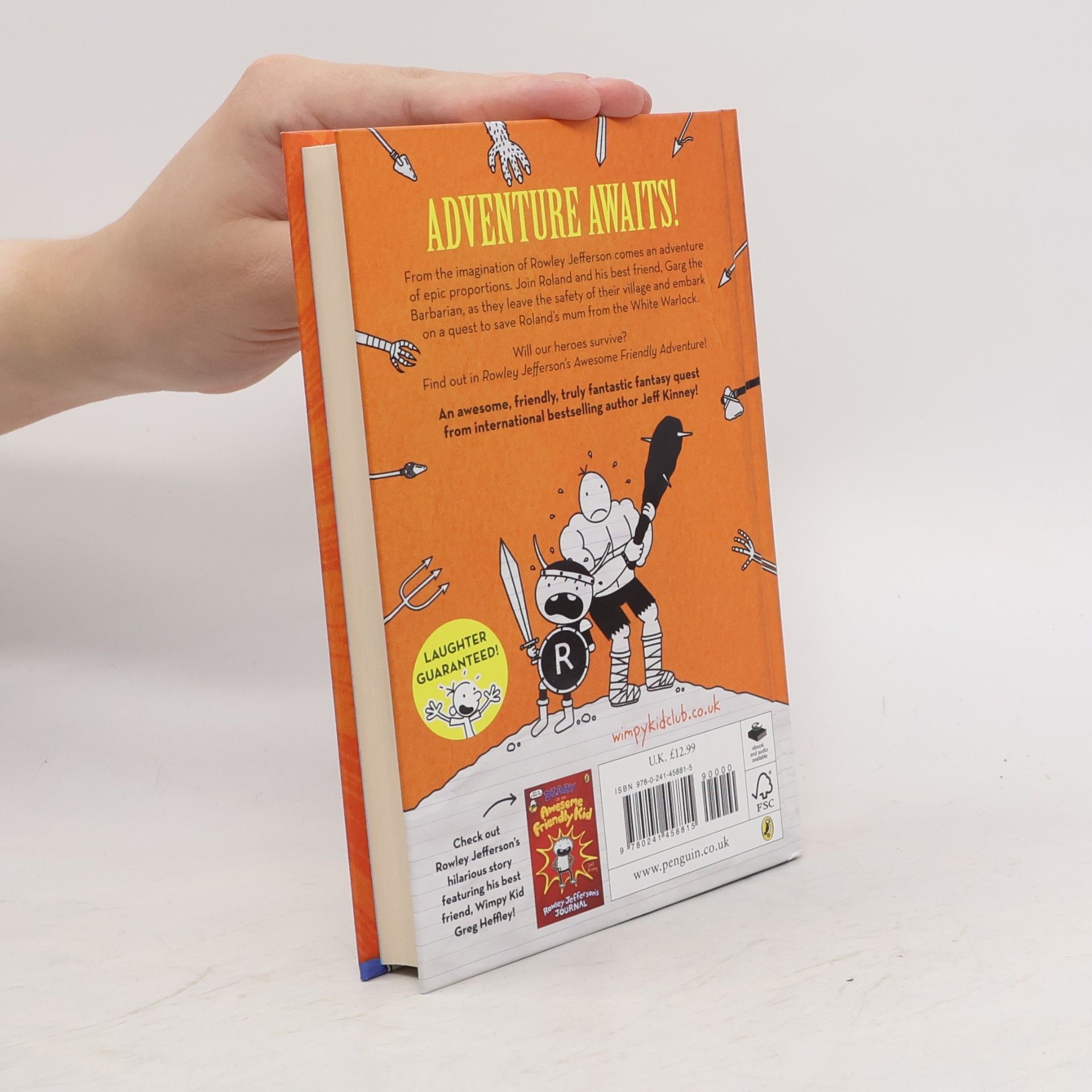Jeff Kinney Rowley Jefferson's Awesome Friendly Adventure