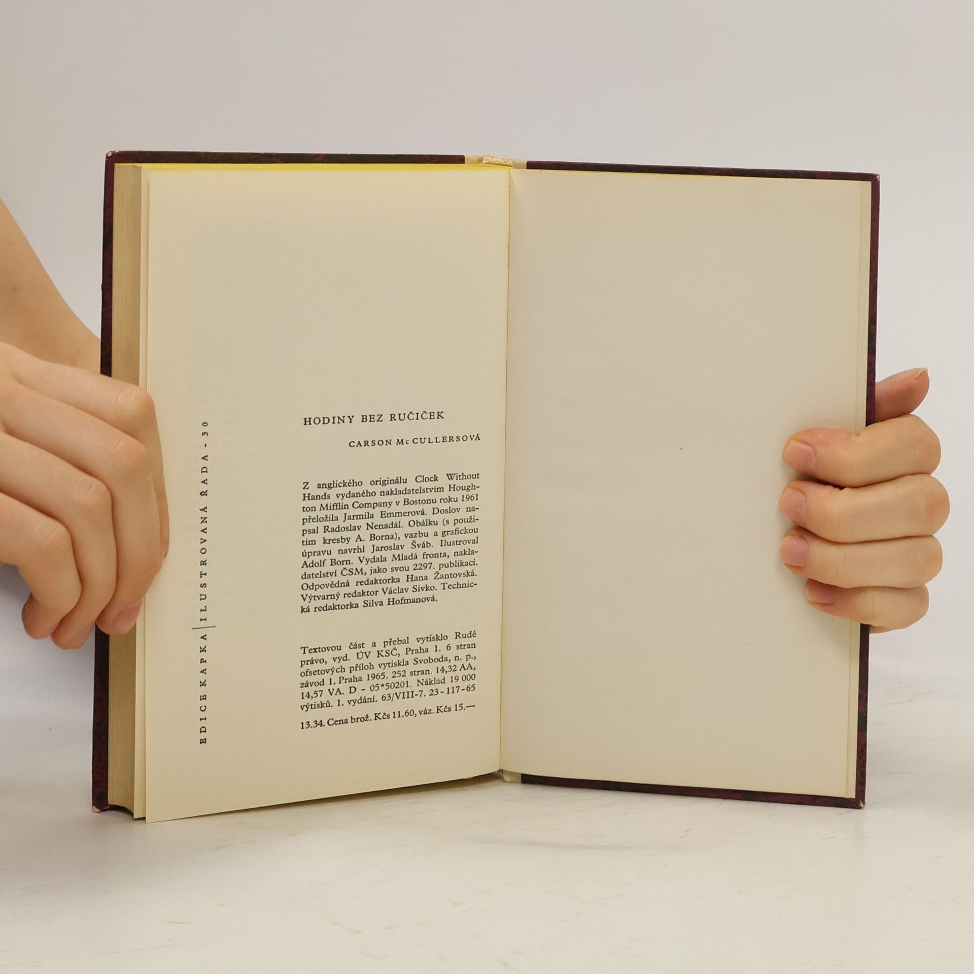 Carson McCullers Hodiny bez ručiček