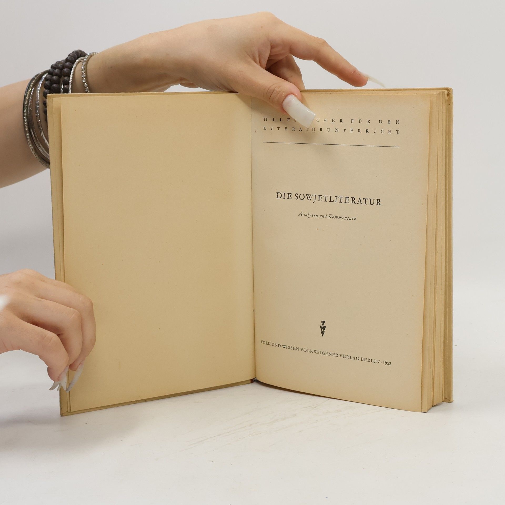 Various authors Die Sowjetliteratur