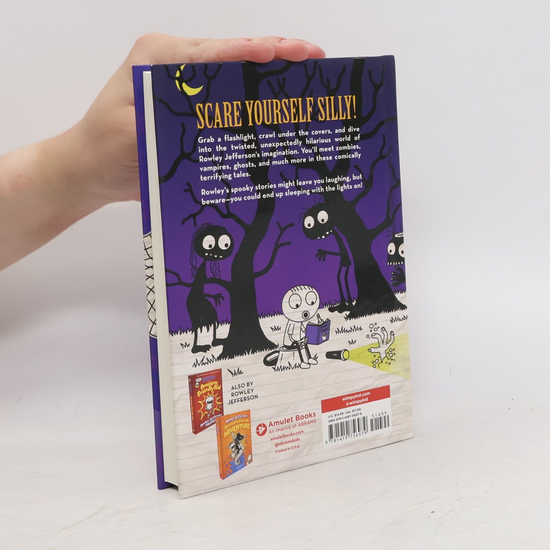 Jeff Kinney Rowley Jefferson's Awesome Friendly Spooky Stories