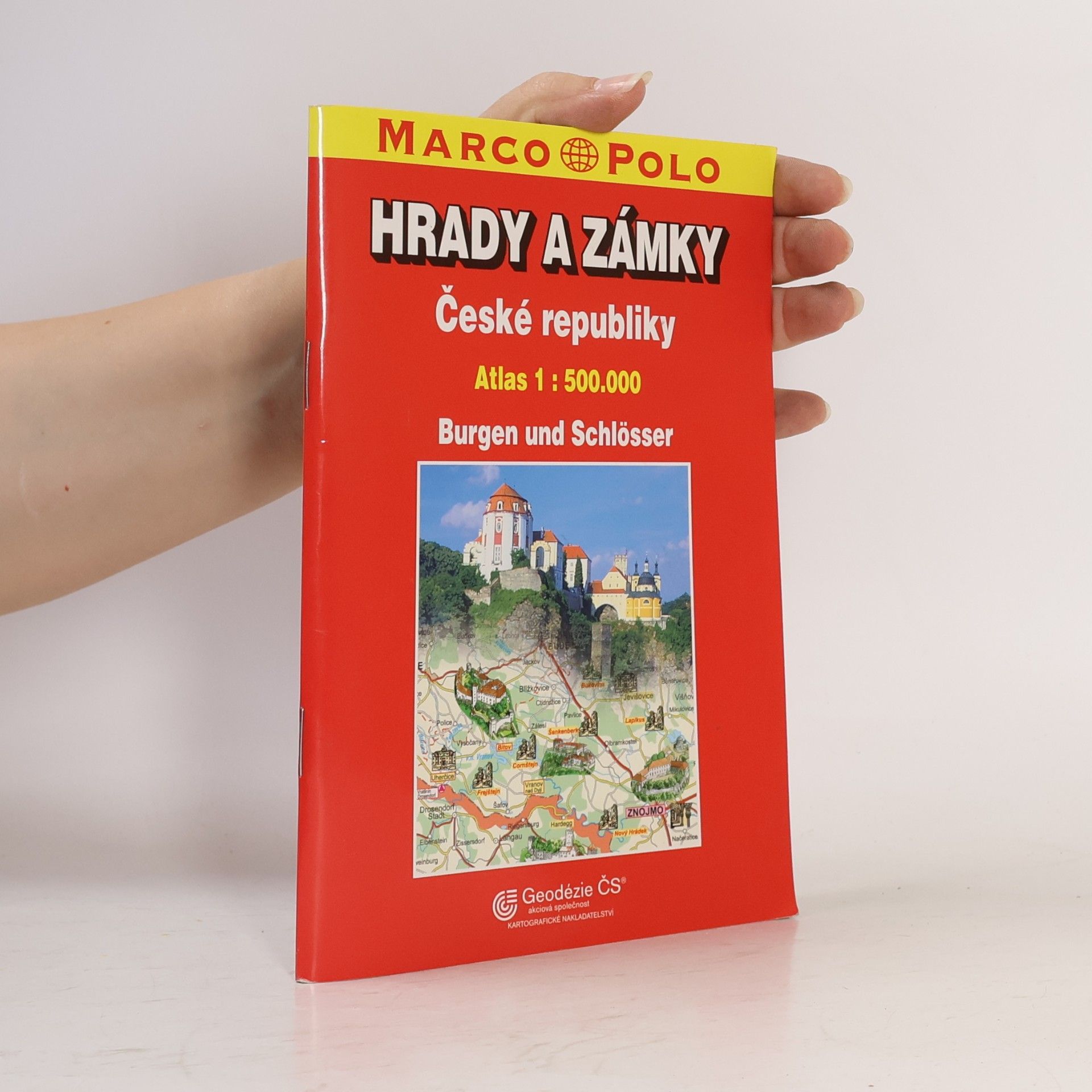 Česká republika: Hrady a zámky atlas 1 : 500 000