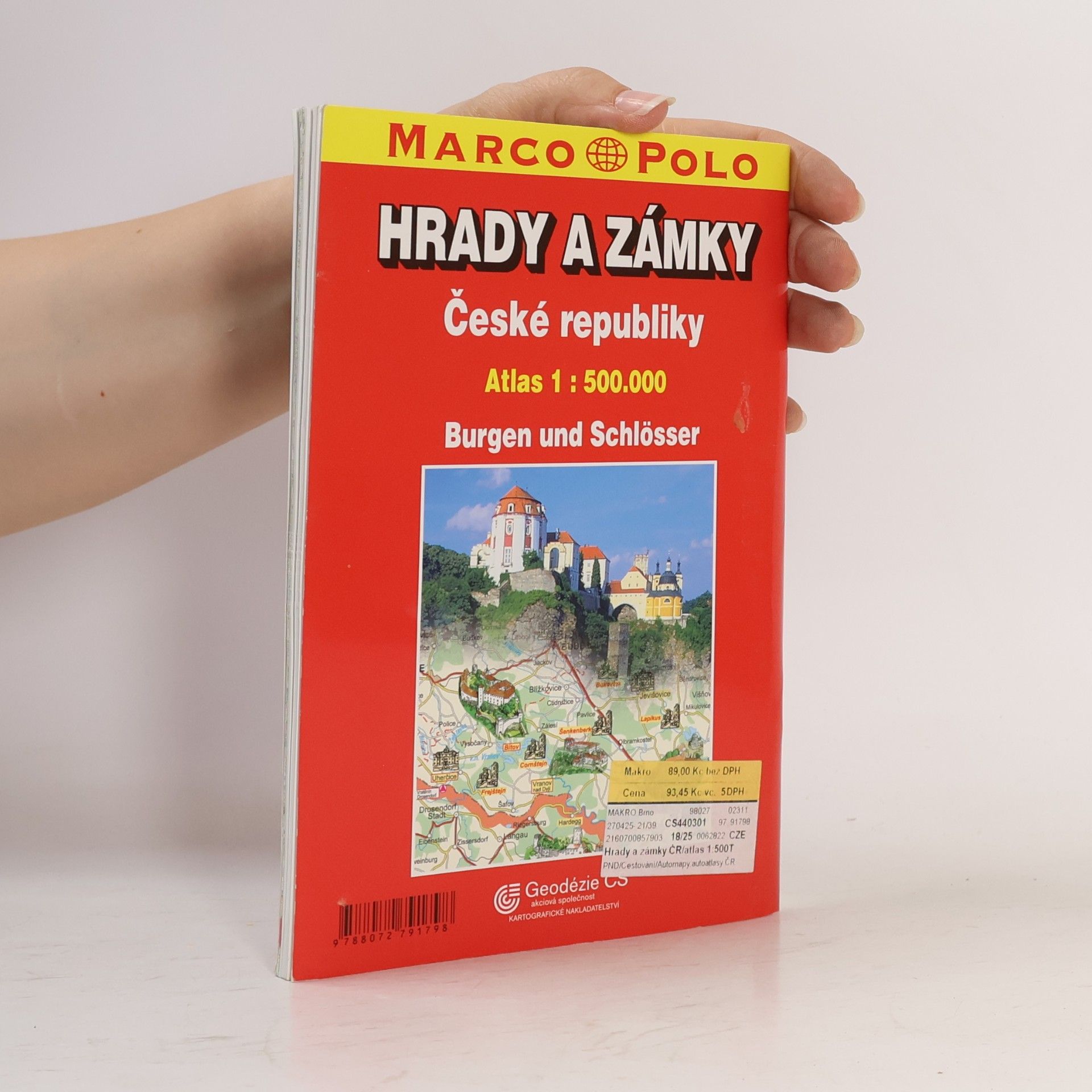 Jaroslav Staněk Česká republika: Hrady a zámky atlas 1 : 500 000