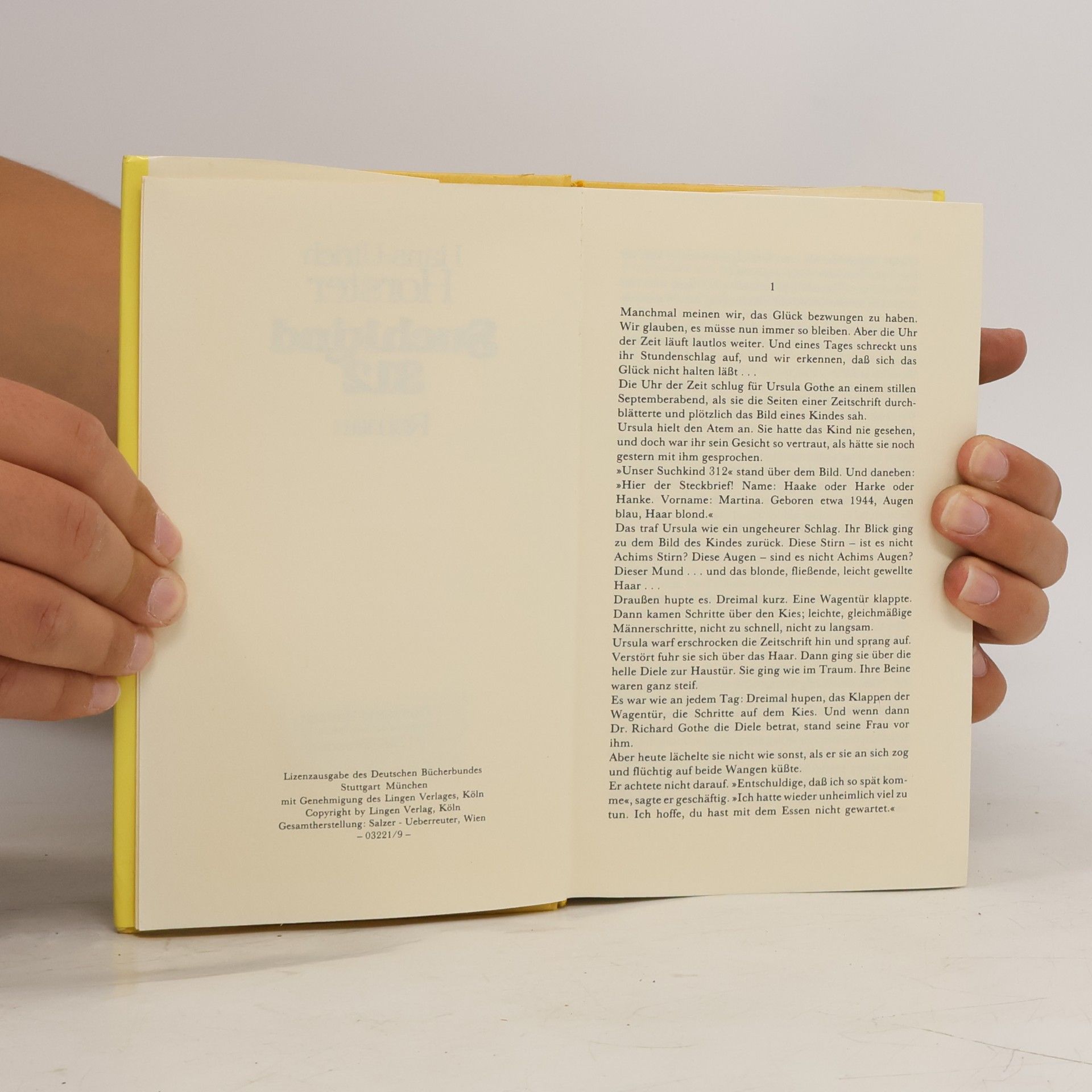 Hans-Ulrich Horster Suchkind 312