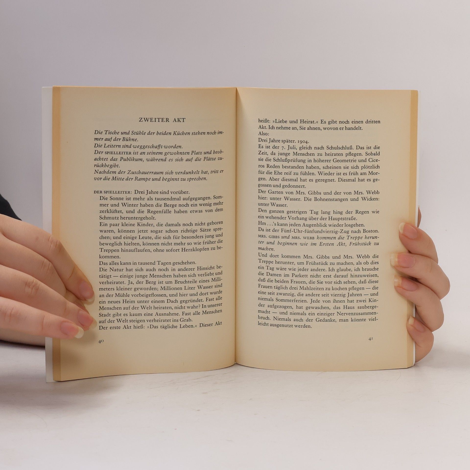 Thornton Wilder Unsere kleine Stadt
