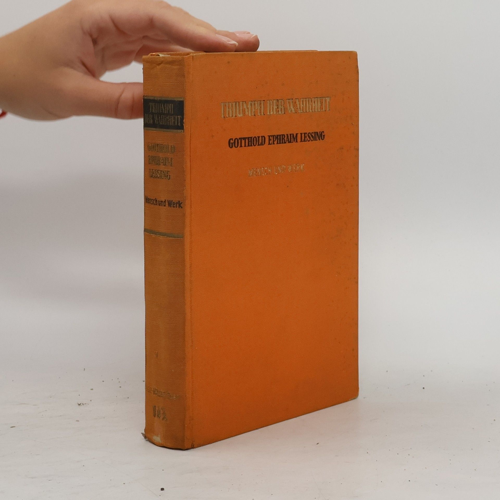 Gotthold Ephraim Lessing Triumph der Wahrheit