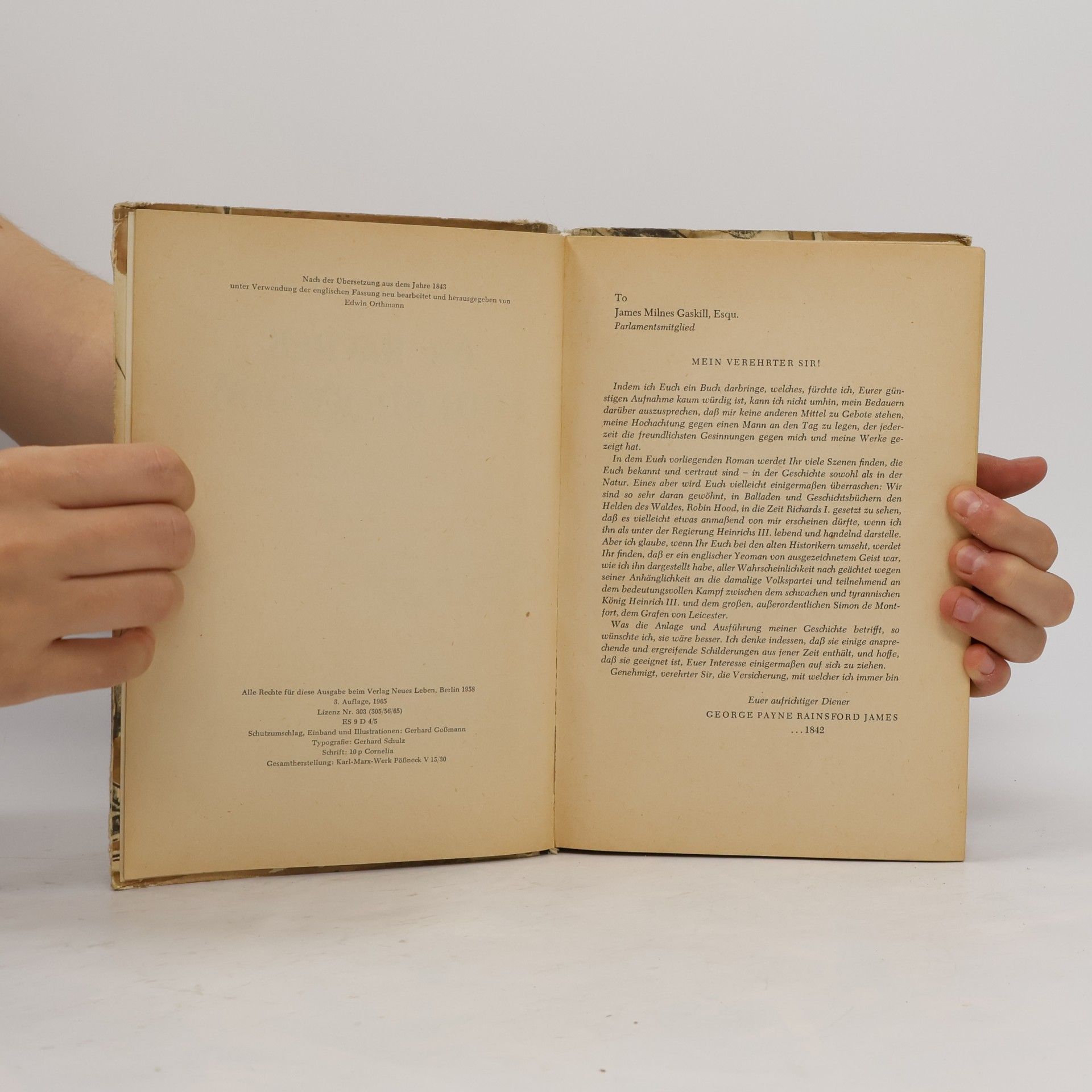 G. P. R. James Die Rächer vom Sherwood