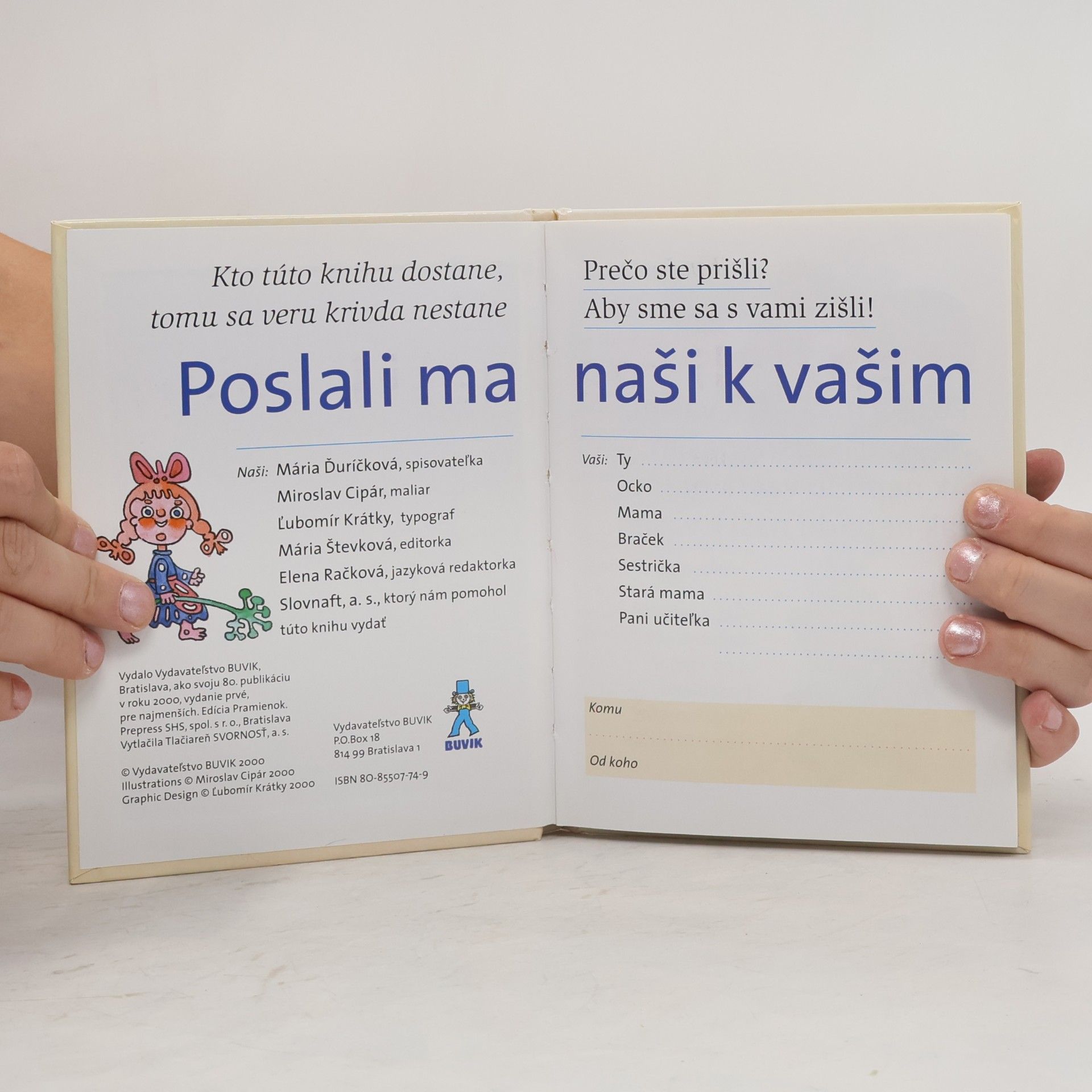 Mária Ďuríčková Poslali ma naši k vašim