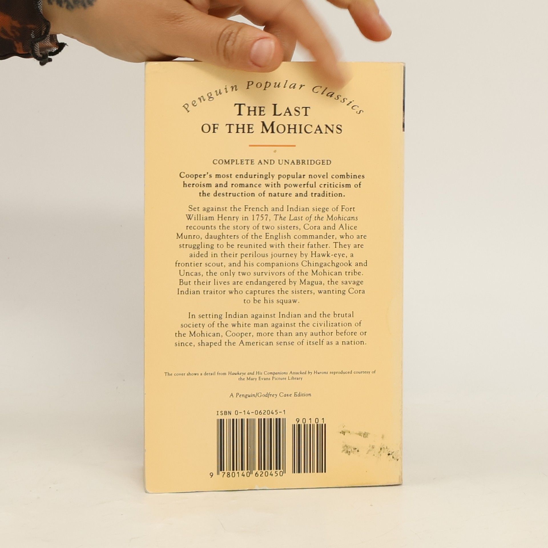 James Fenimore Cooper The last of the Mohicans