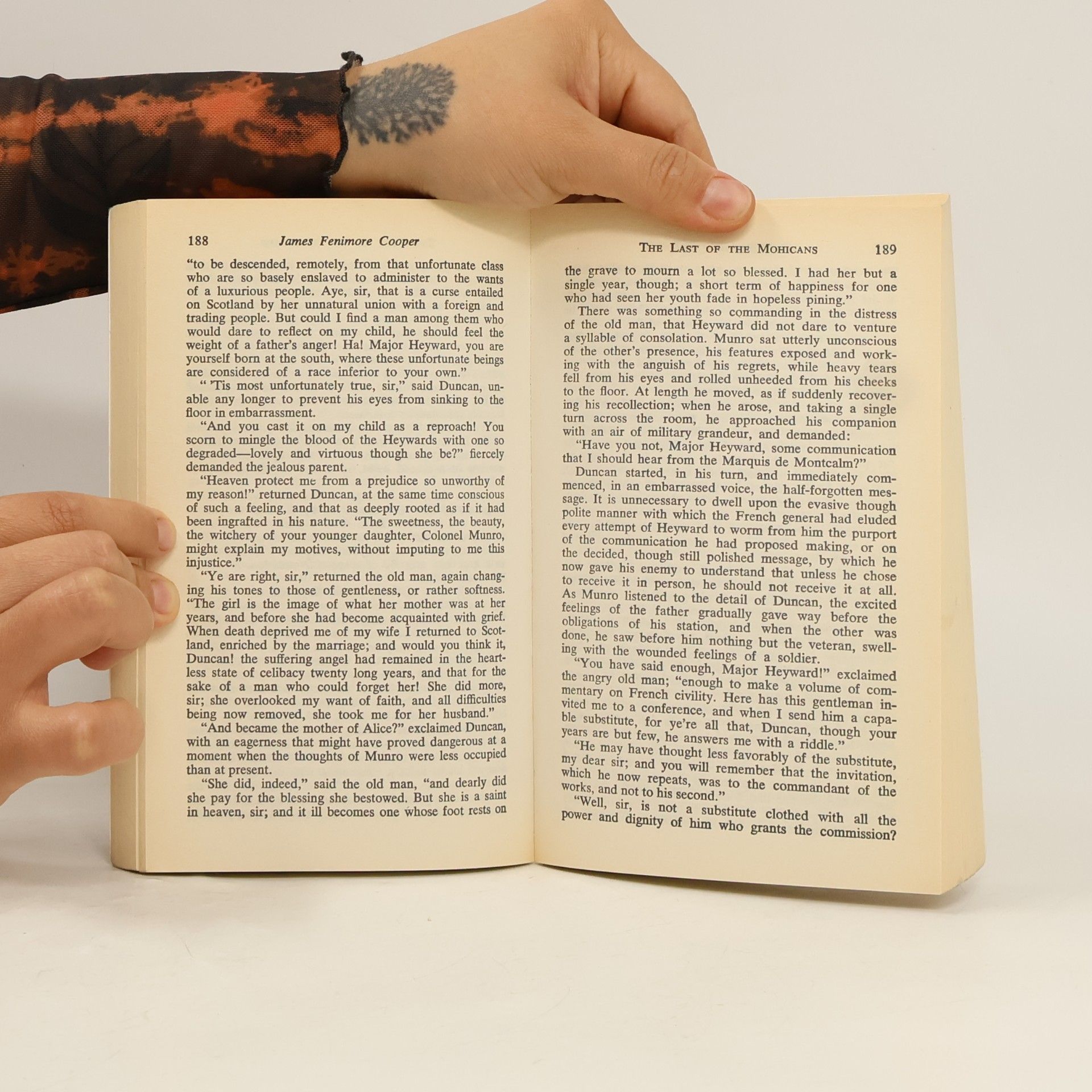 James Fenimore Cooper The last of the Mohicans