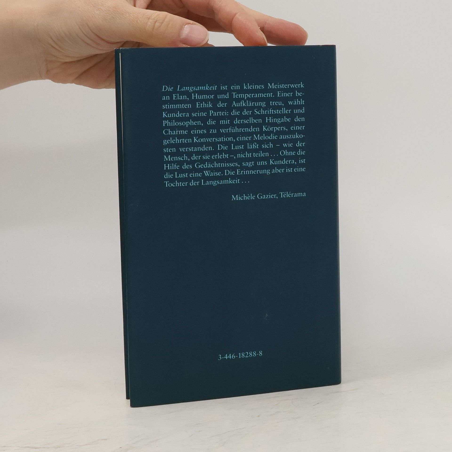 Milan Kundera Die Langsamkeit