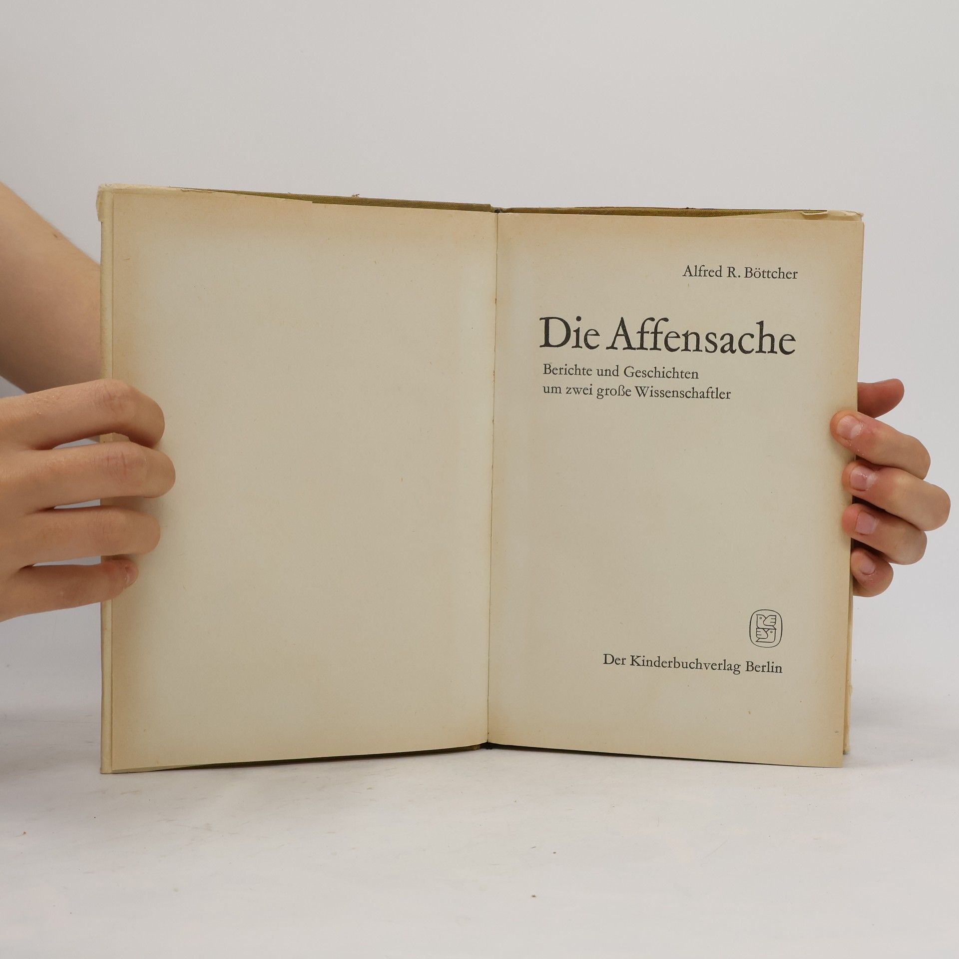 Alfred R. Böttcher Die Affensache