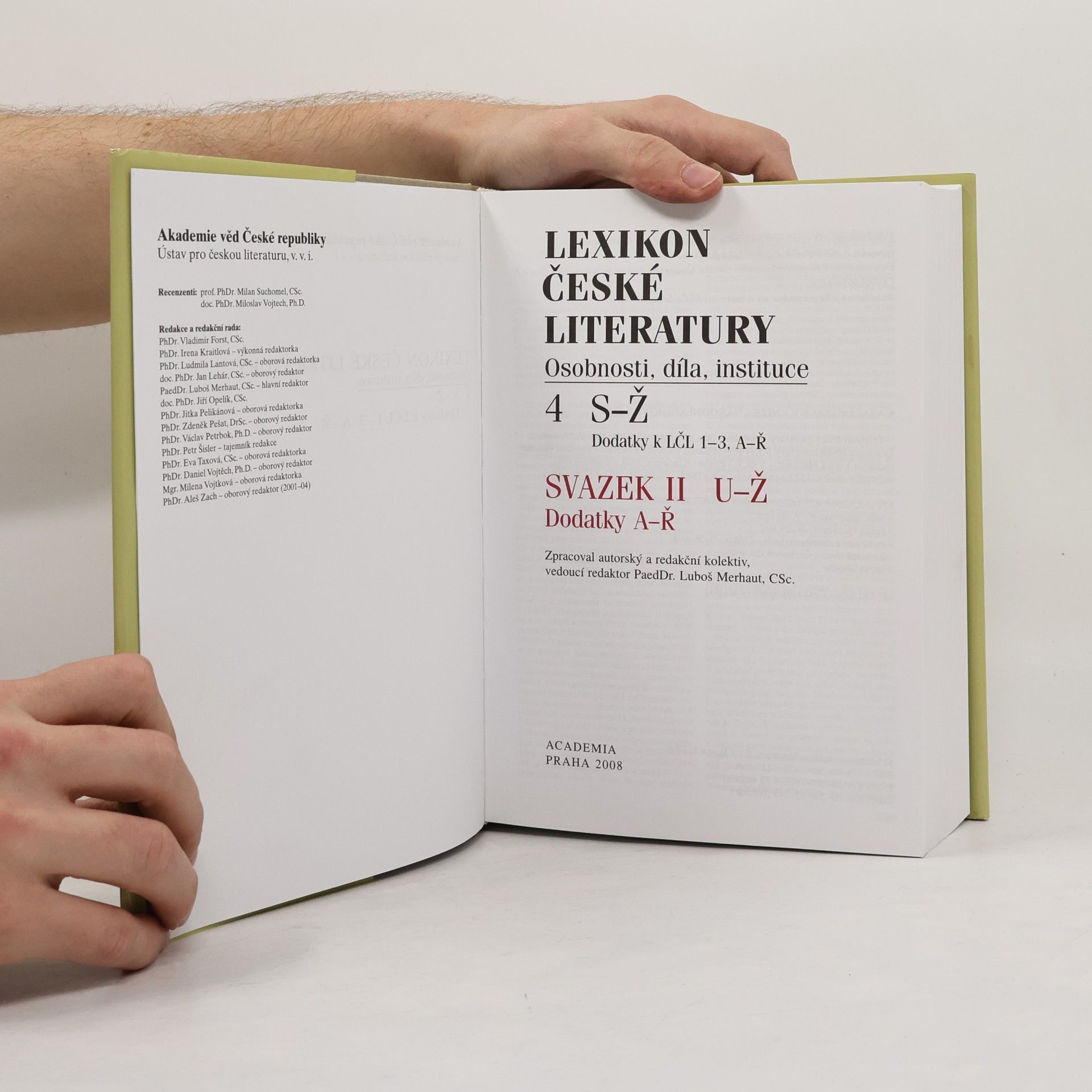 Autorenkollektiv Lexikon české literatury 4/II U-Ž