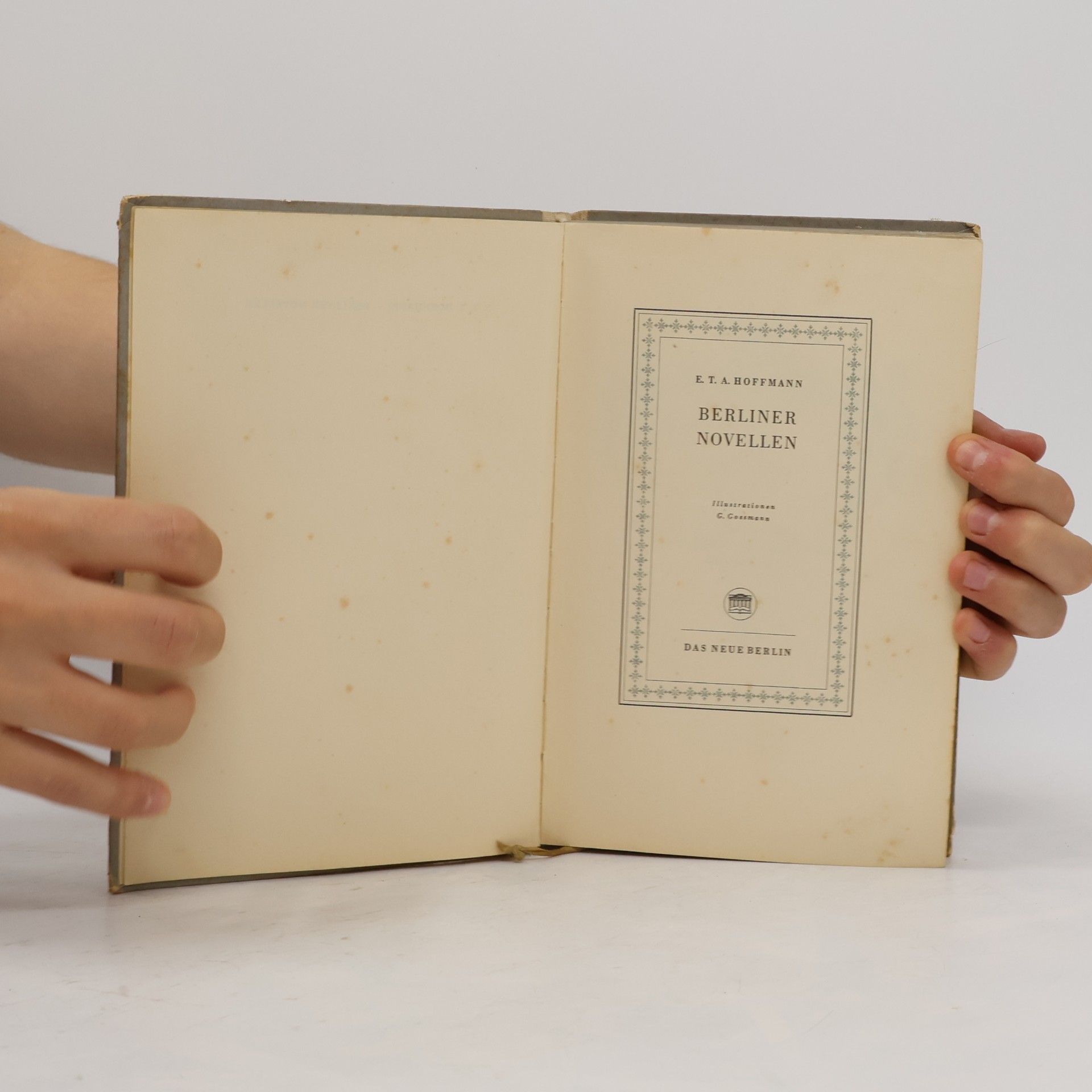E. T. A. Hoffmann Berliner Novellen