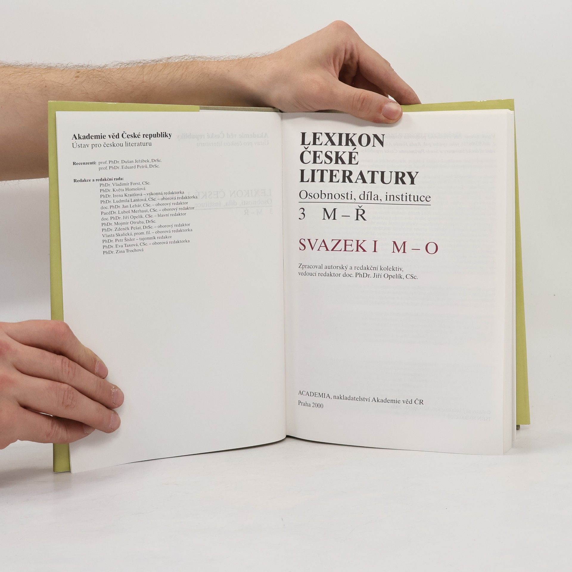 Various authors Lexikon české literatury 3/I M-O