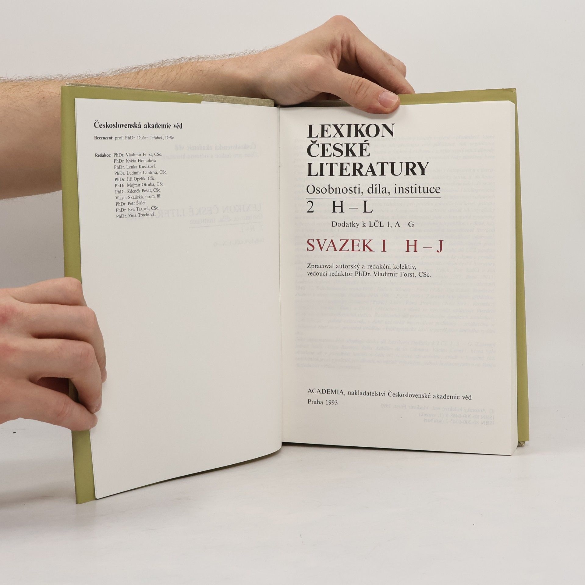 Autorenkollektiv Lexikon české literatury. 2/I. H-J