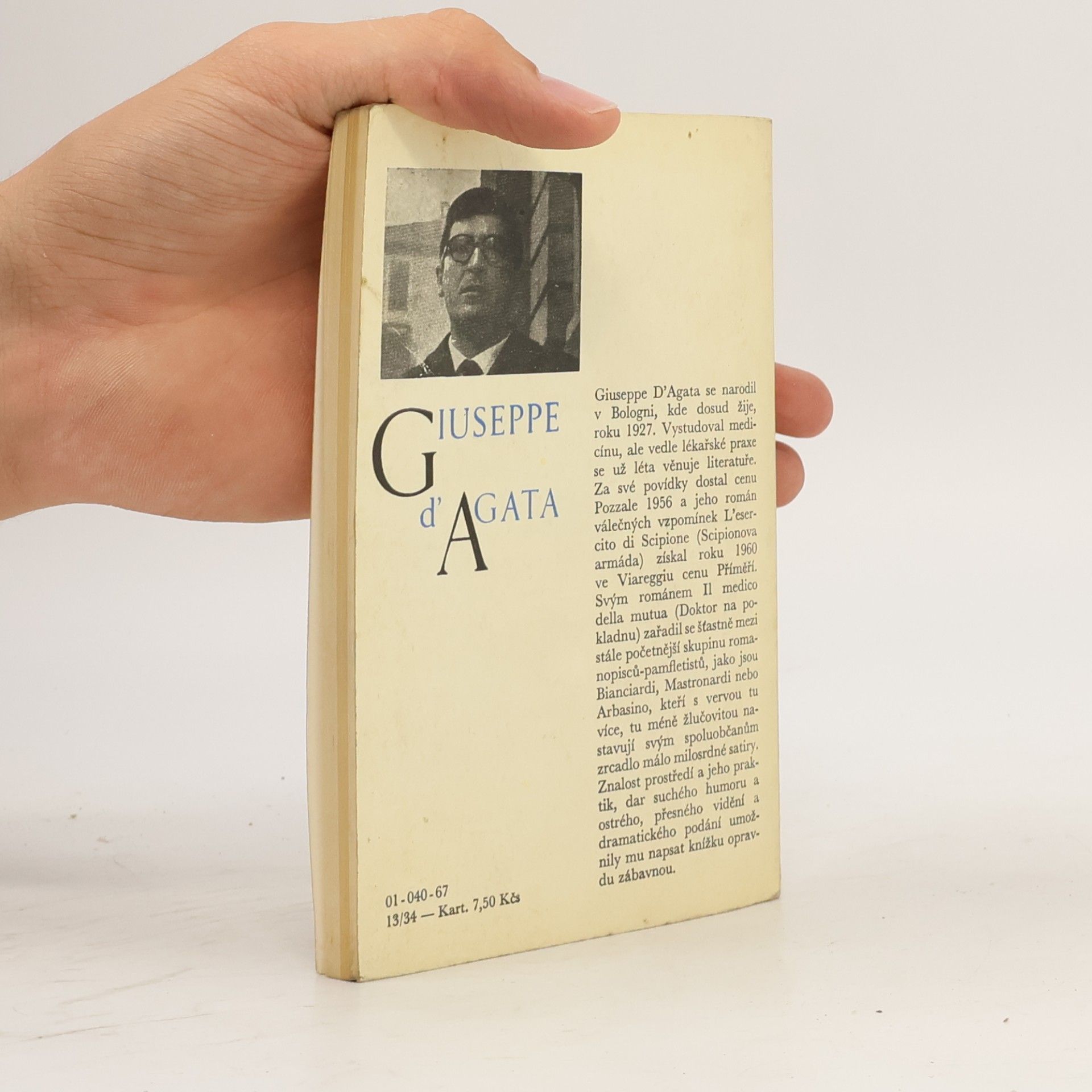 Giuseppe d. Agata Doktor na pokladnu