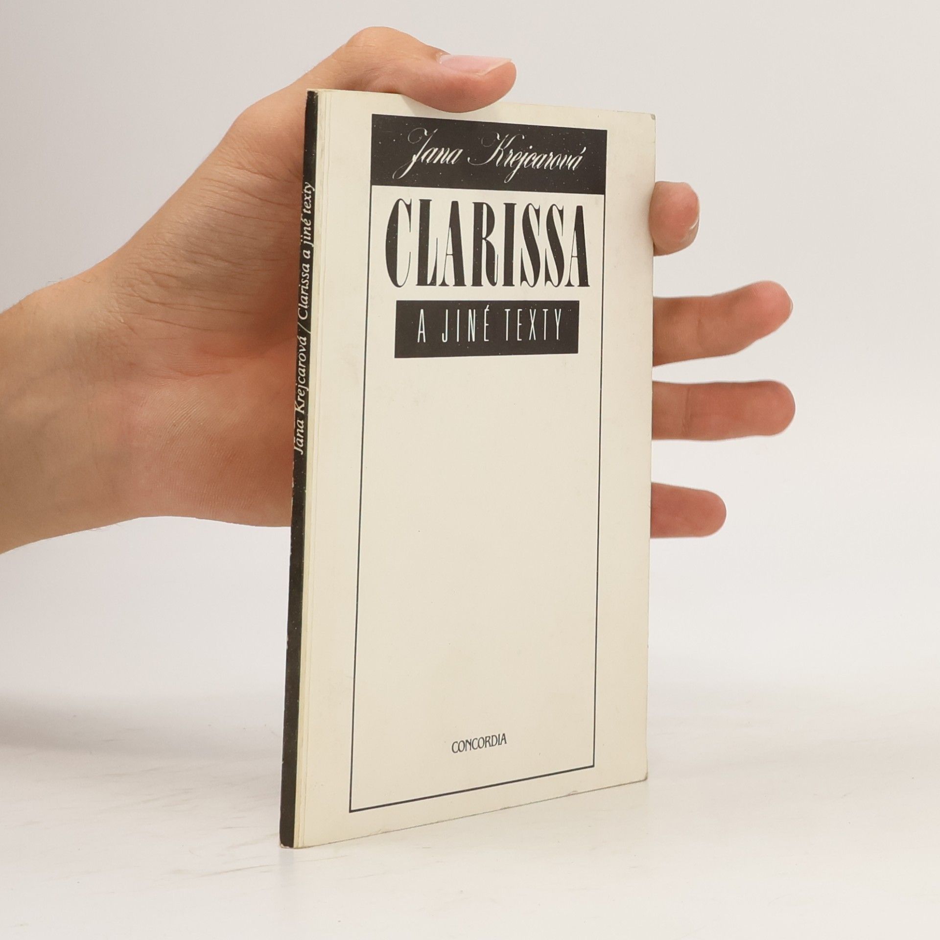 Jana Krejcarová Clarissa a jiné texty