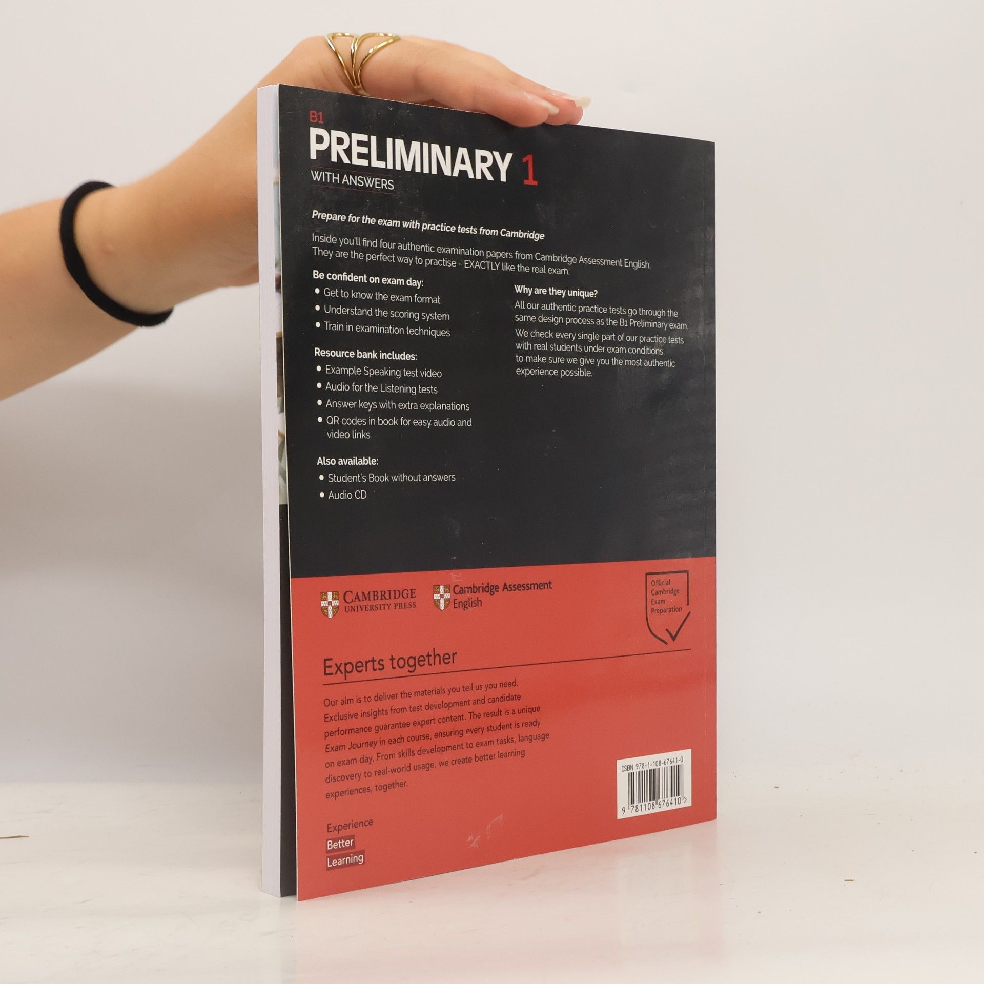 Various authors B1 Preliminary 1 for the Revised 2020 Exam. Student's Book with Answers with Audio