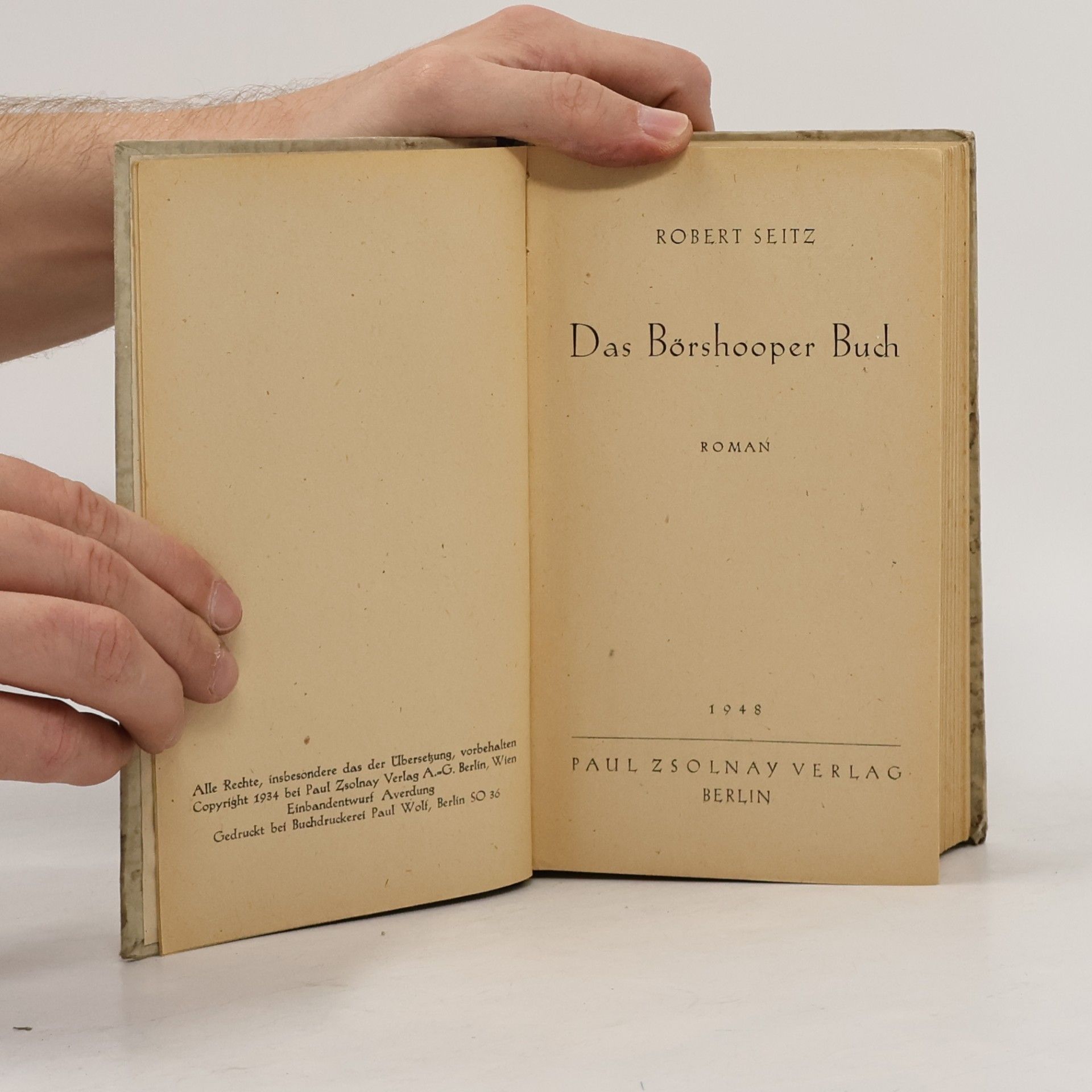 Robert Seitz Das Börshooper Buch