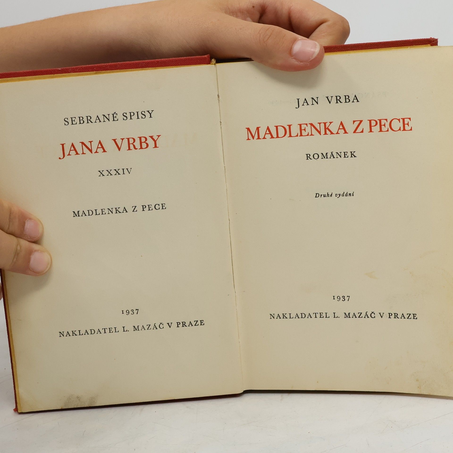 Jan Vrba Madlenka z Pece