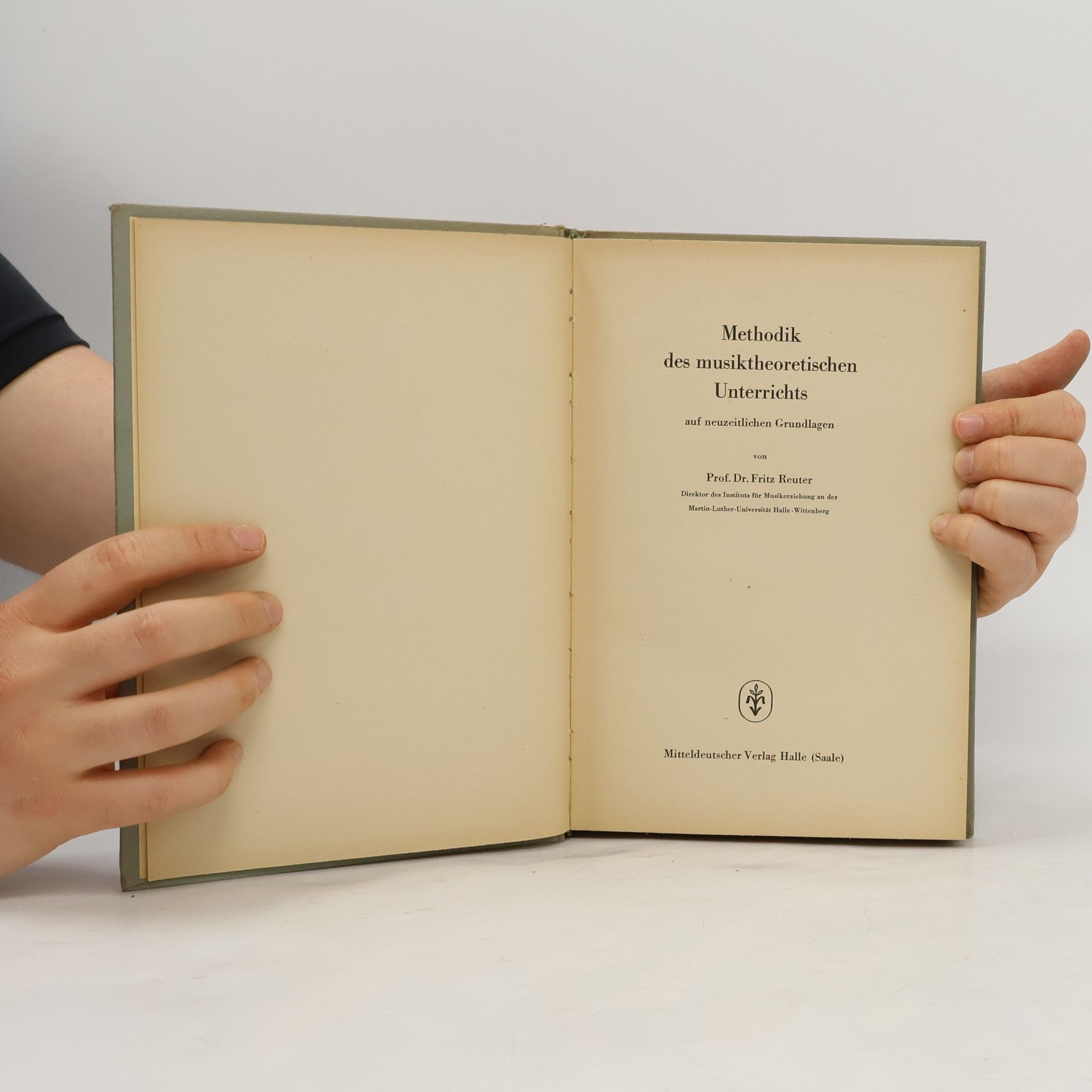 Fritz Reuter Methodik des Musiktheoretischen Unterrichts