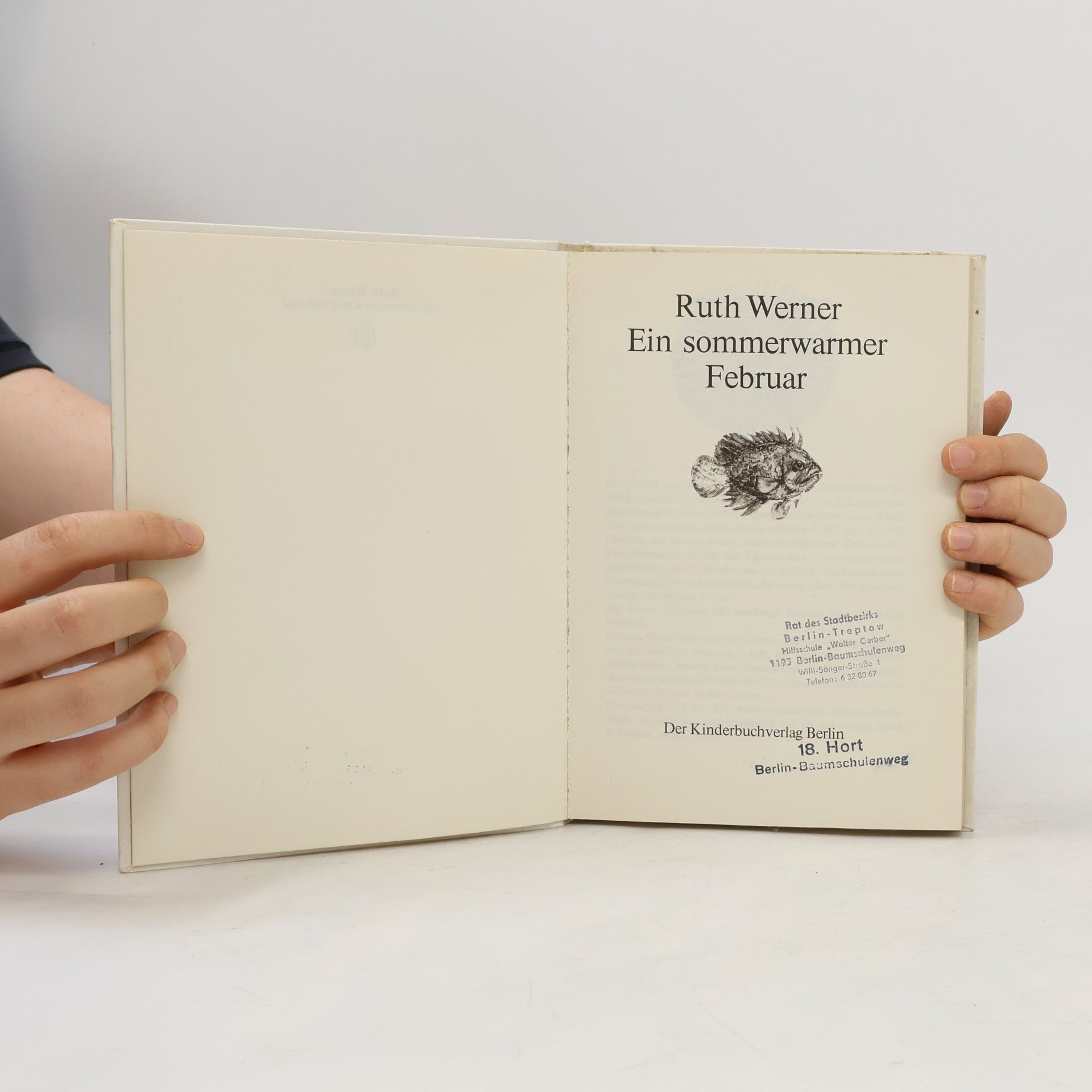 Ruth Werner Ein sommerwarmer Februar
