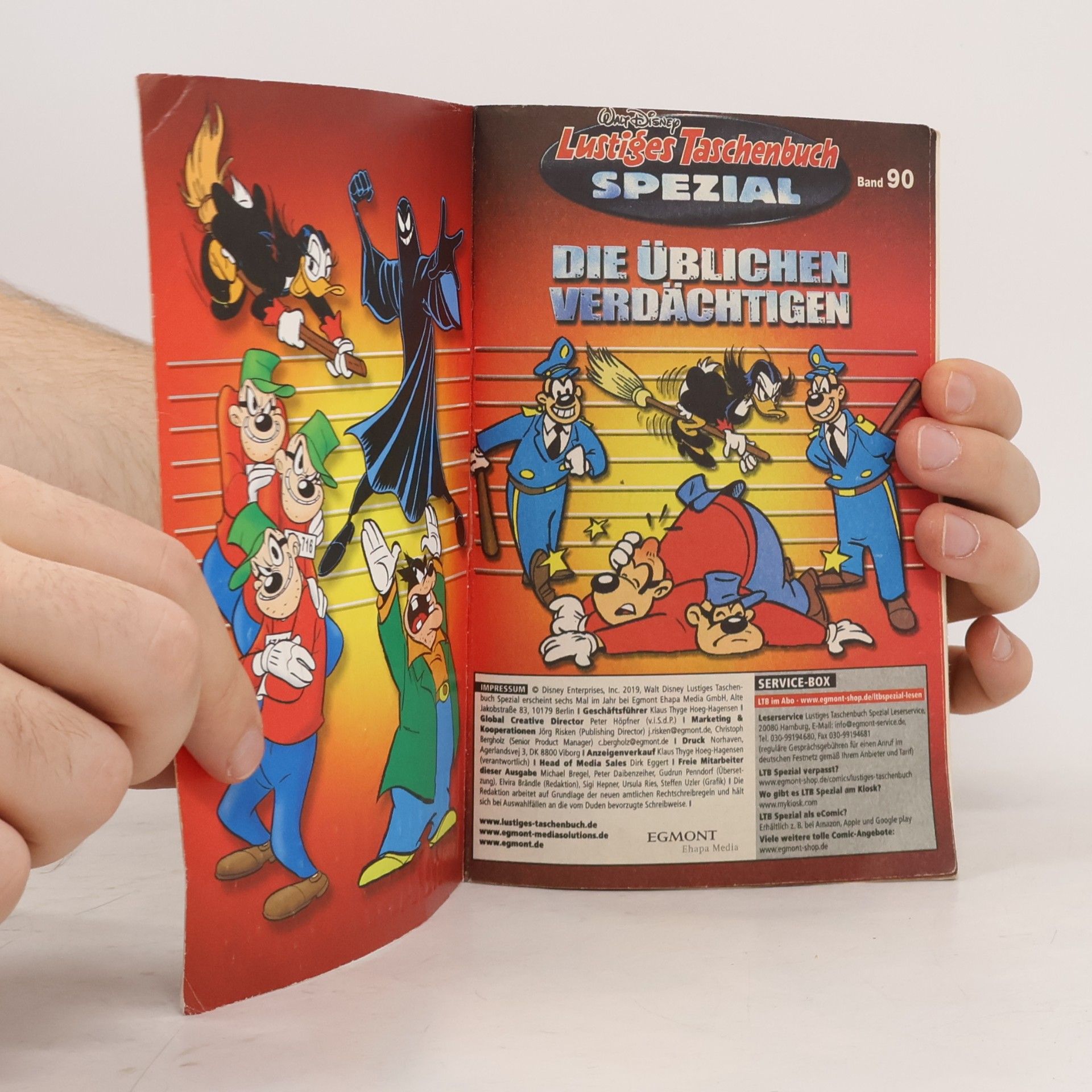 Walt Disney Lustiges Taschenbuch Spezial Band 90. Die Üblichen Verdächtigen